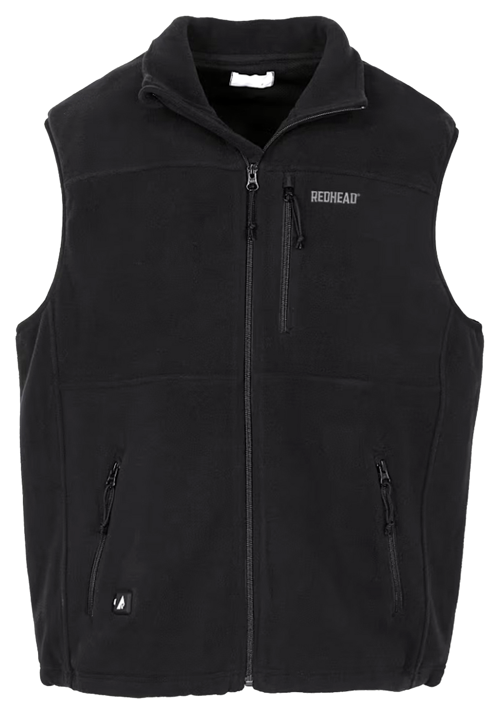 Image of RedHead 5V Battery Heated Fleece Vest for Men - Black - XL