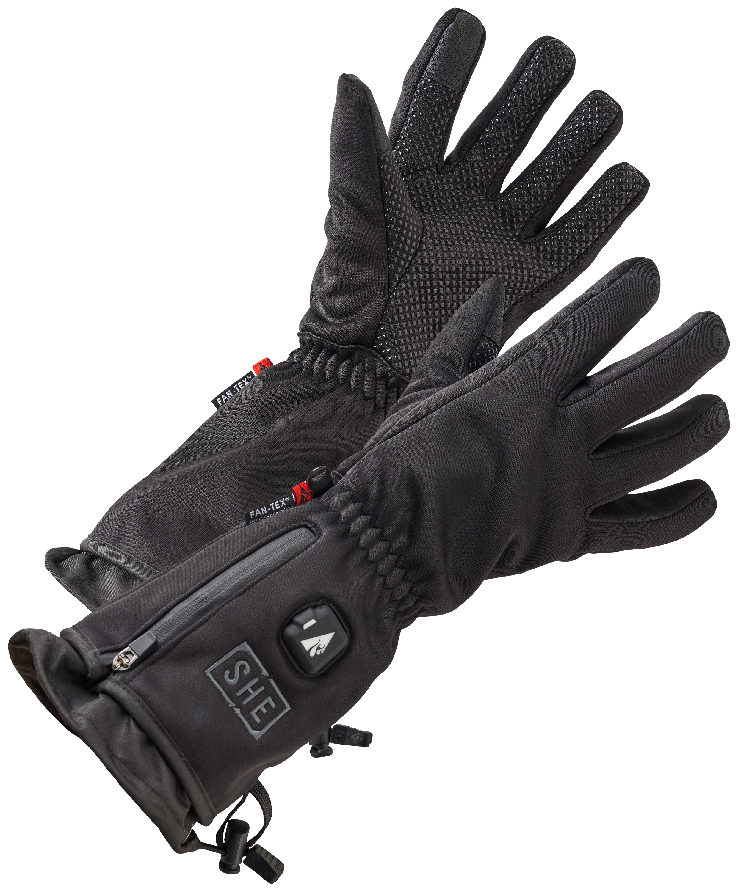 Image of SHE Outdoor 5V Battery Heated Gloves for Ladies - Black - S