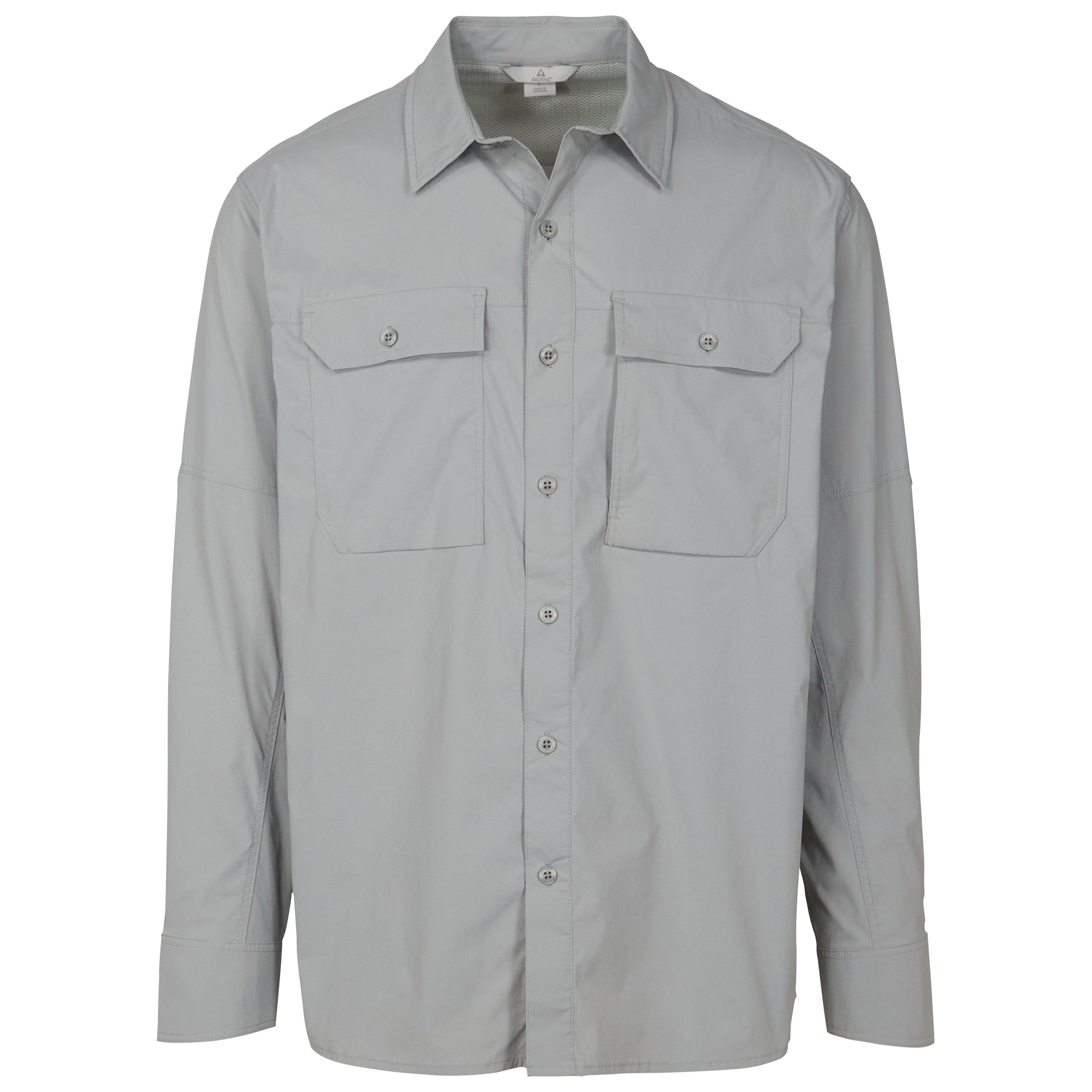 Image of Ascend Utility Long-Sleeve Shirt - Ultimate Gray