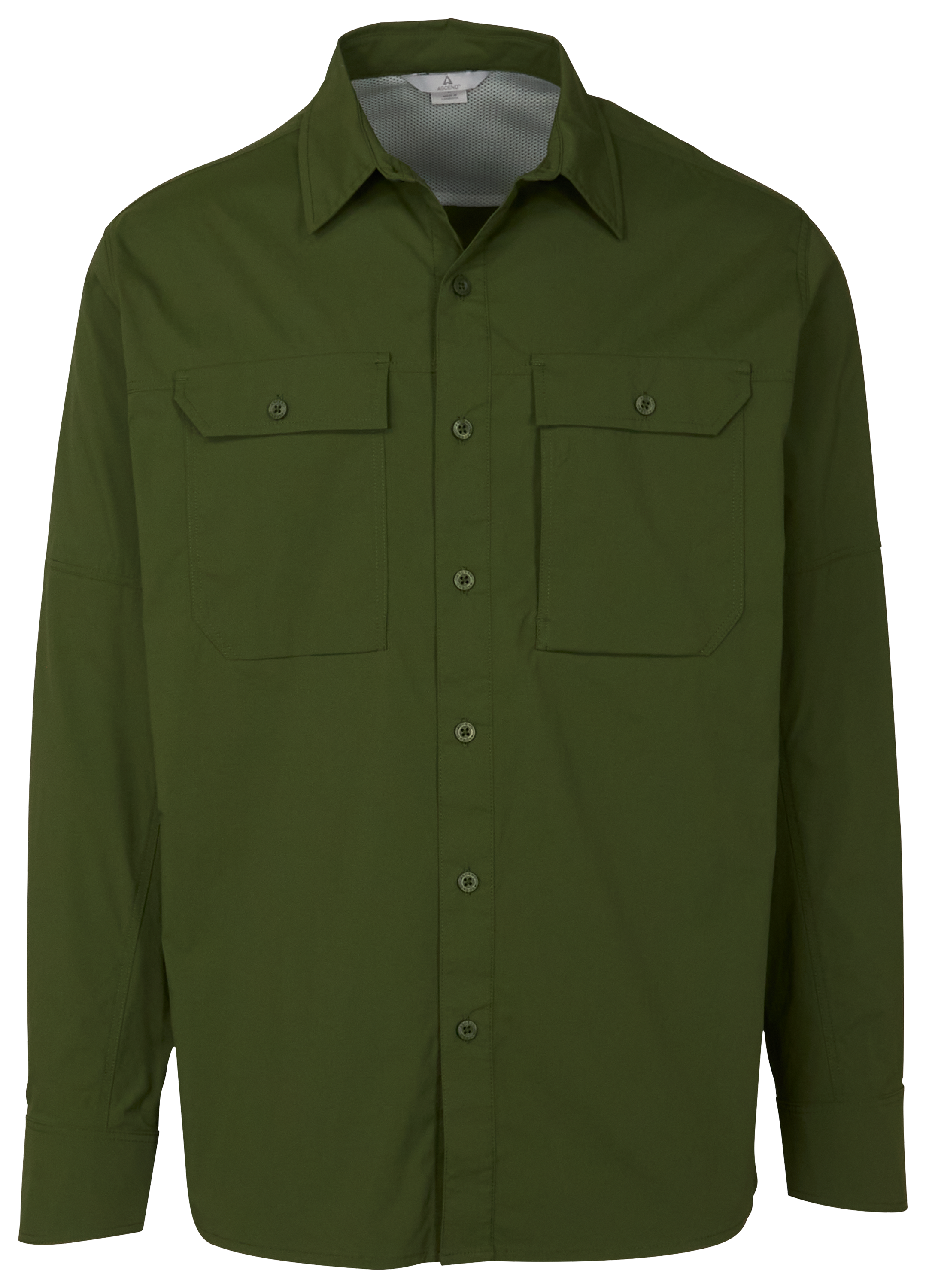 Image of Ascend Utility Long-Sleeve Shirt - Rifle Green