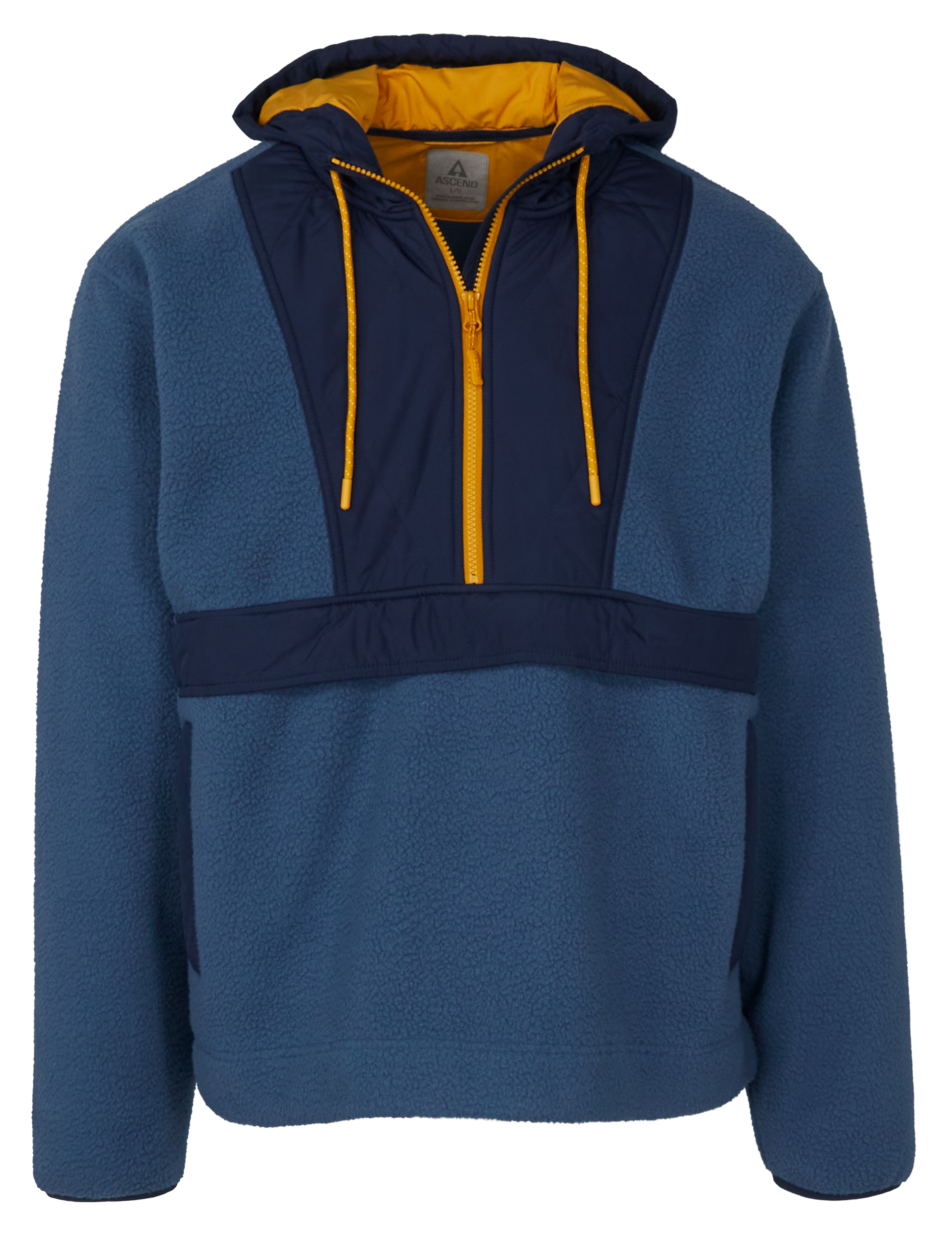 ASCEND Orizaba Berber Half-Zip Hooded Pullover Jacket for Men