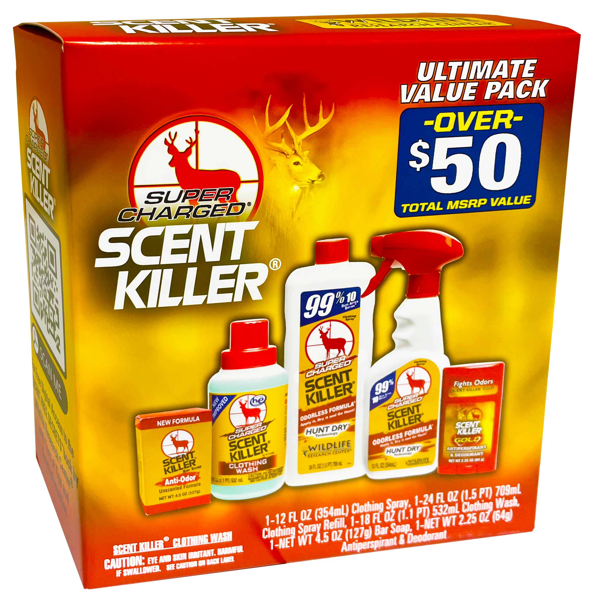 Image of Wildlife Research Center Super Charged Scent Killer Ultimate Value Pack