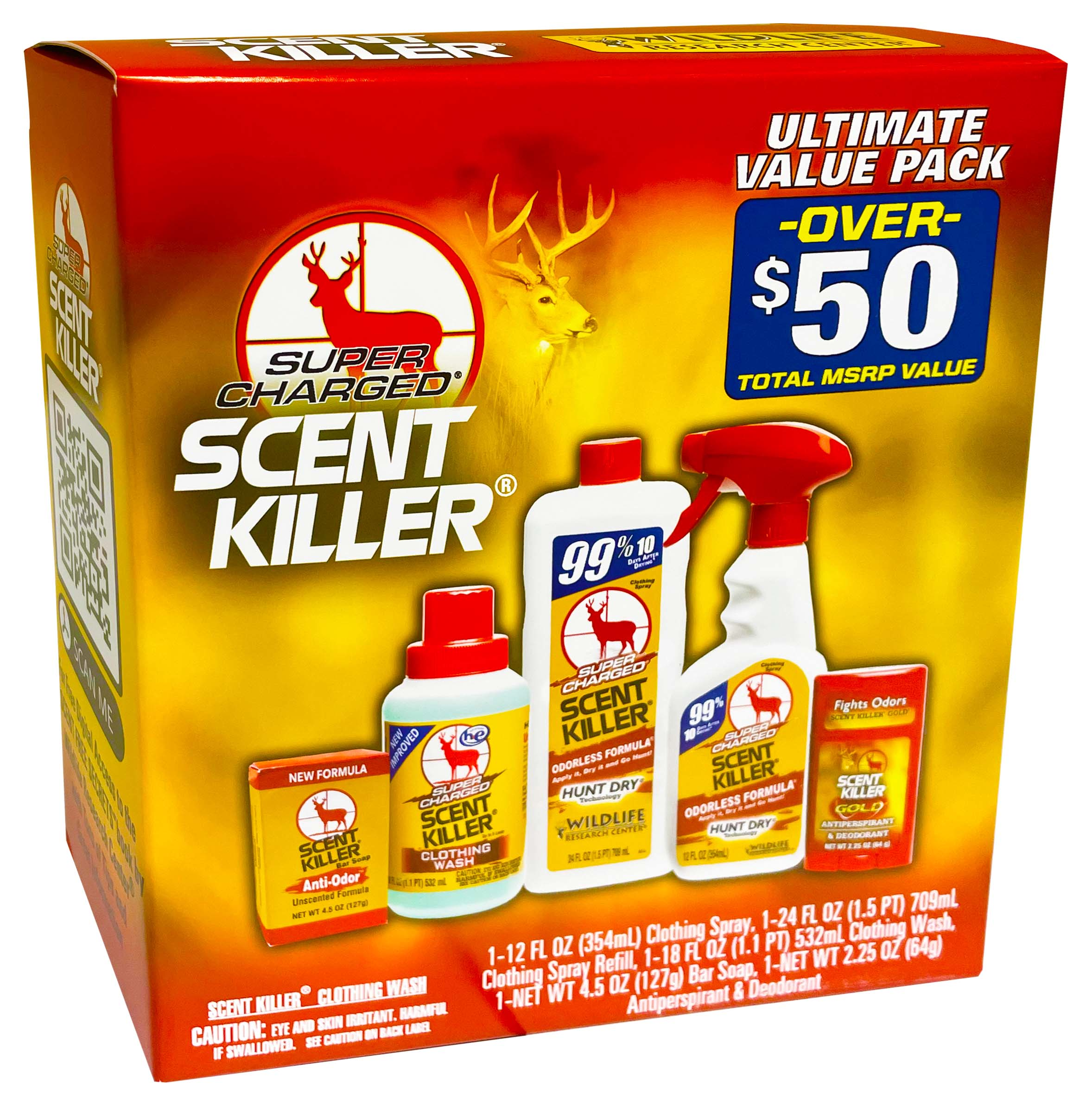 WILDLIFE RESEARCH Center Super Charged Scent Killer Ultimate Value Pack