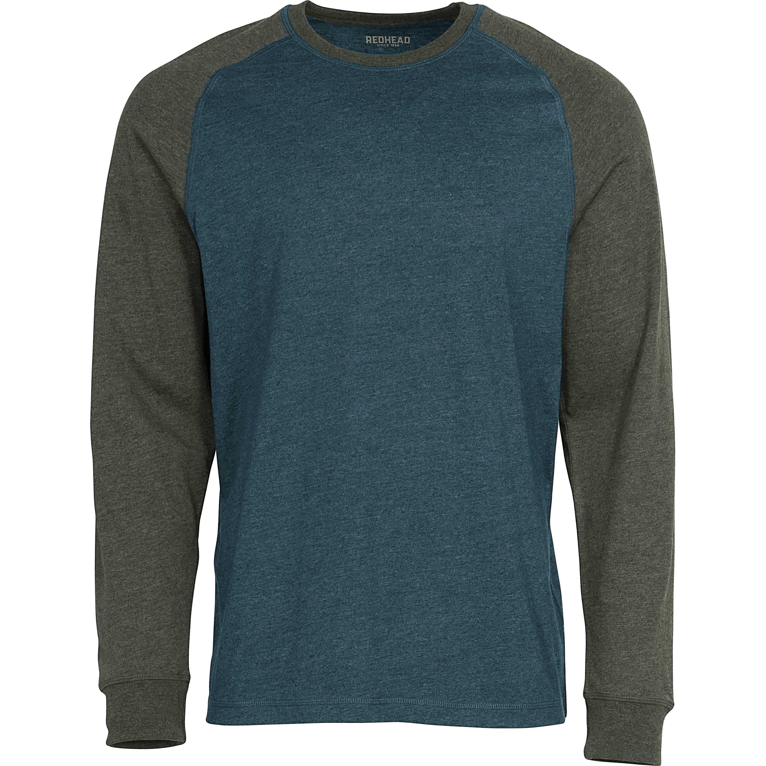 Image of RedHead Macks Creek Crew-Neck Long-Sleeve Shirt - Deep Sea/Kelp