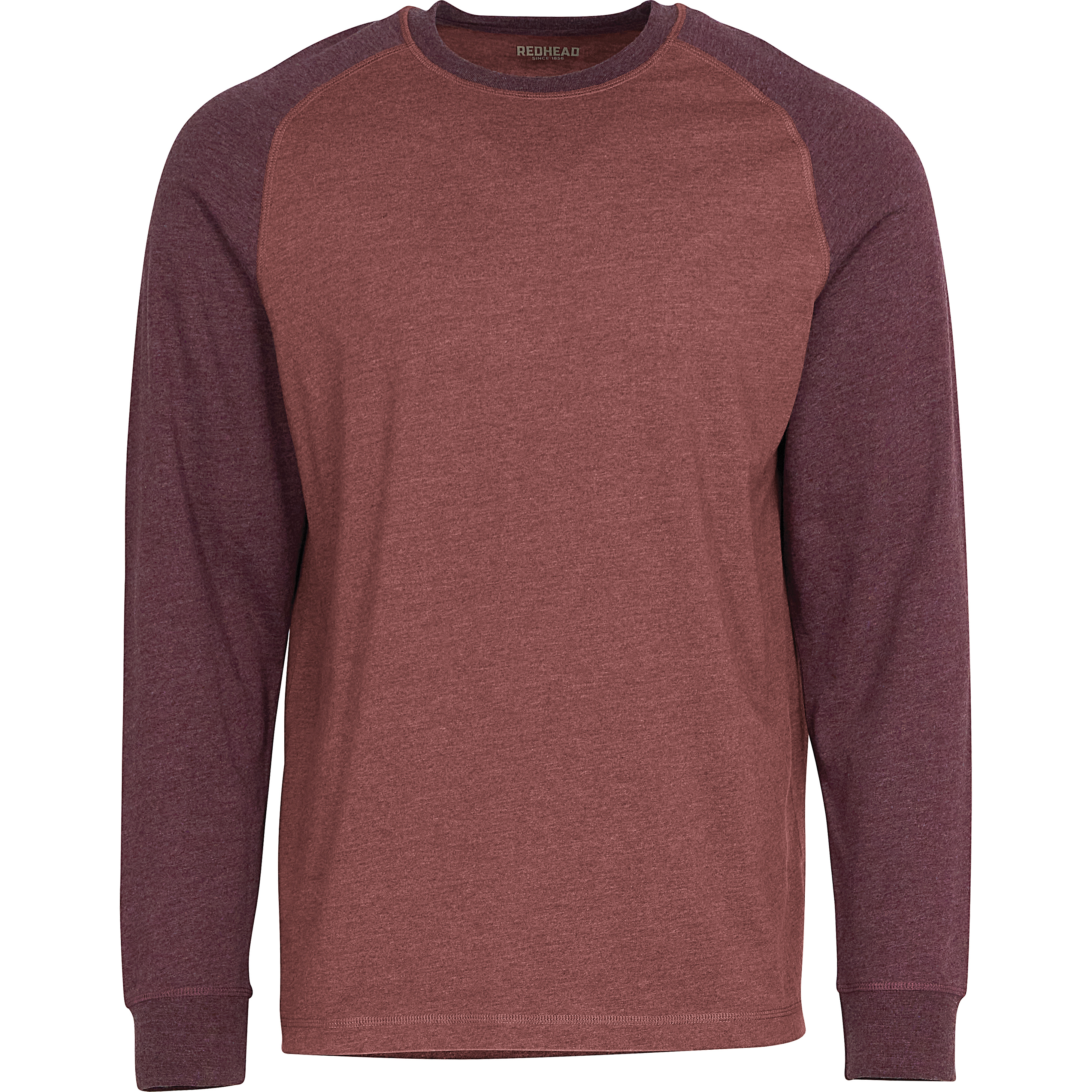Image of RedHead Macks Creek Crew-Neck Long-Sleeve Shirt - Henna/Port