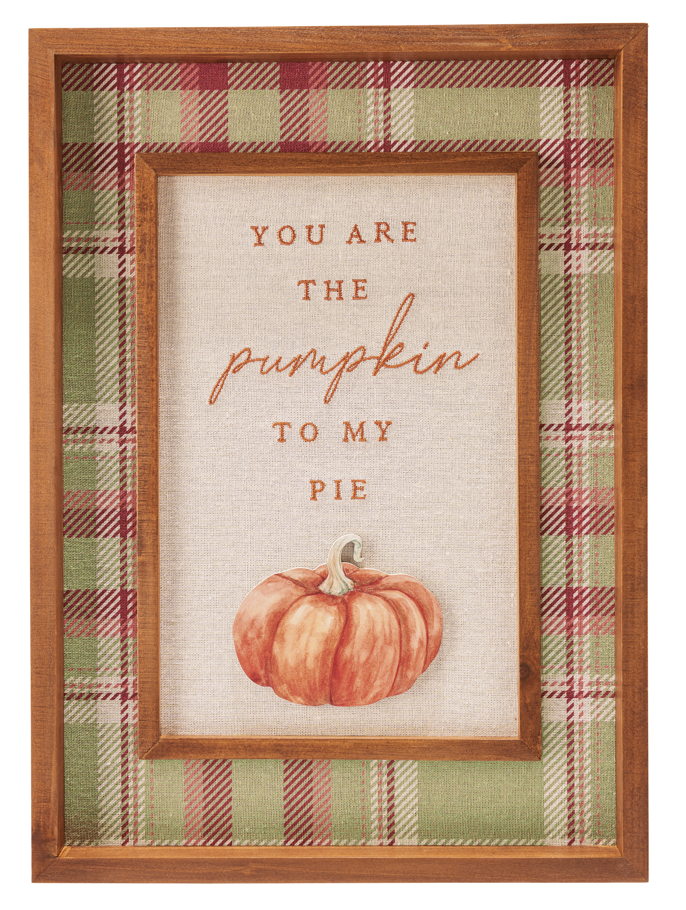 Bass Pro Shops Pumpkin and Plaid Wall Decor