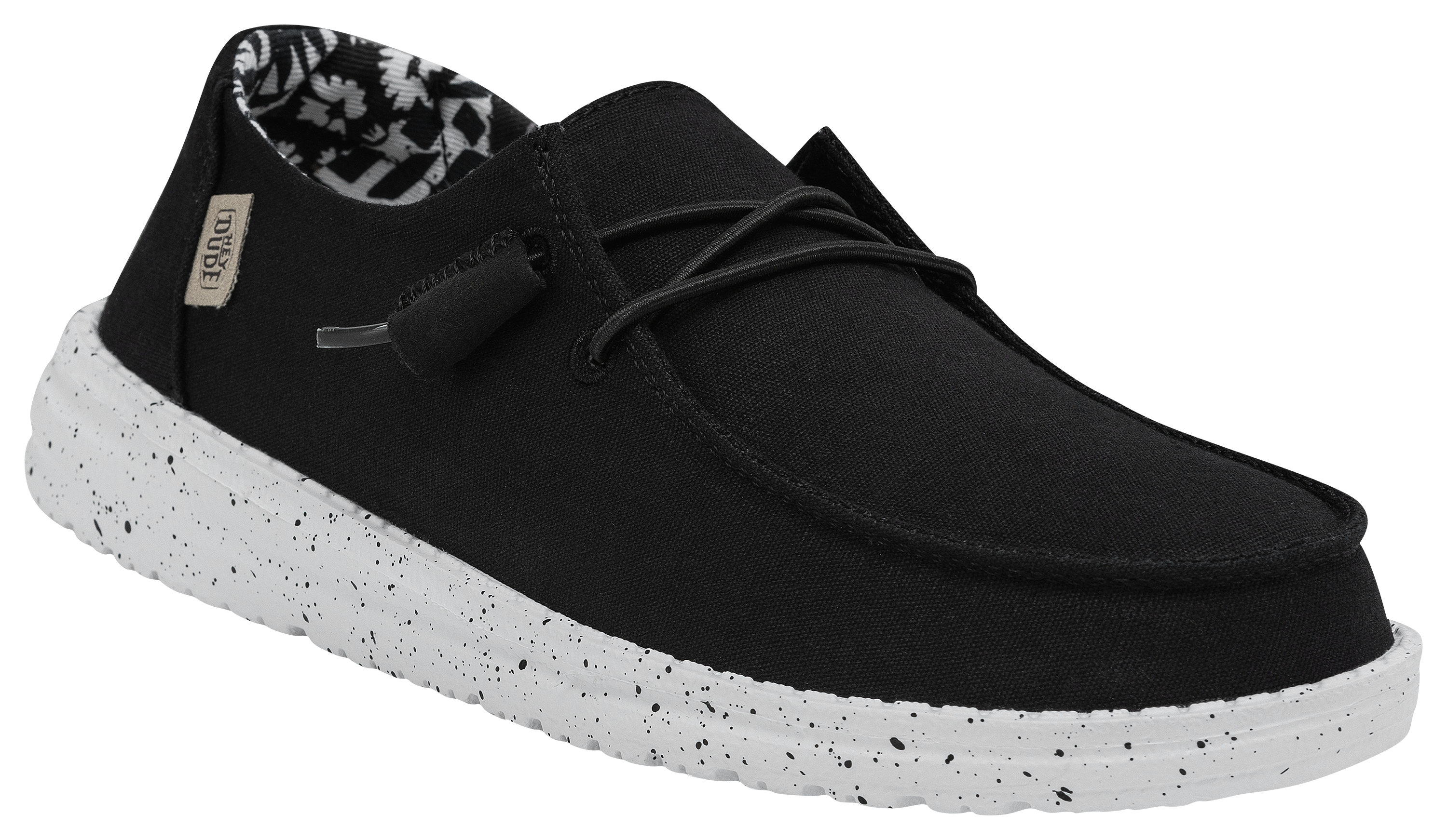 Image of HEYDUDE Wendy Basic Slip-On Casual Shoes for Ladies - Black Odyssey - 11M
