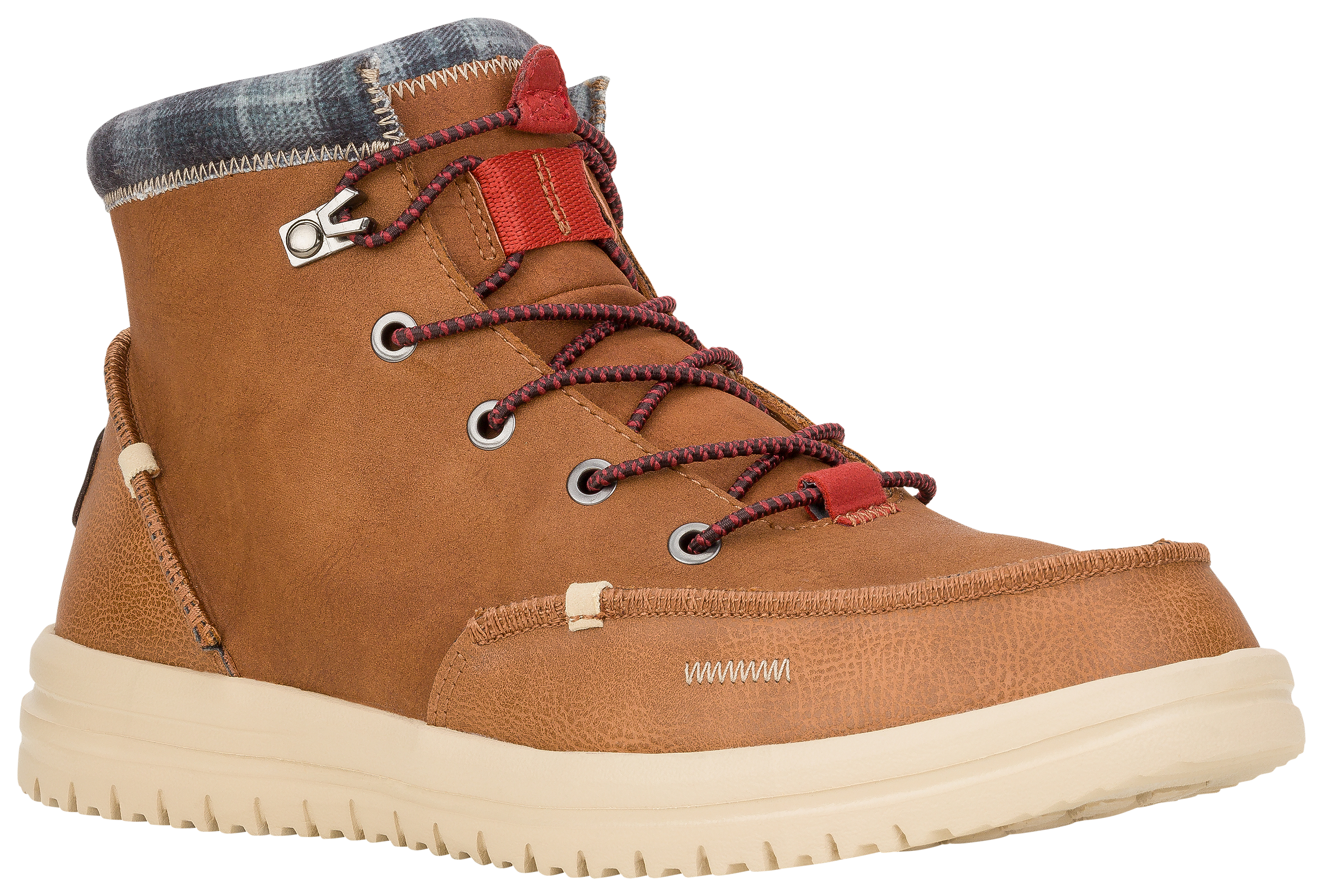 Image of HEYDUDE Bradley Casual Shoes for Men - Cognac