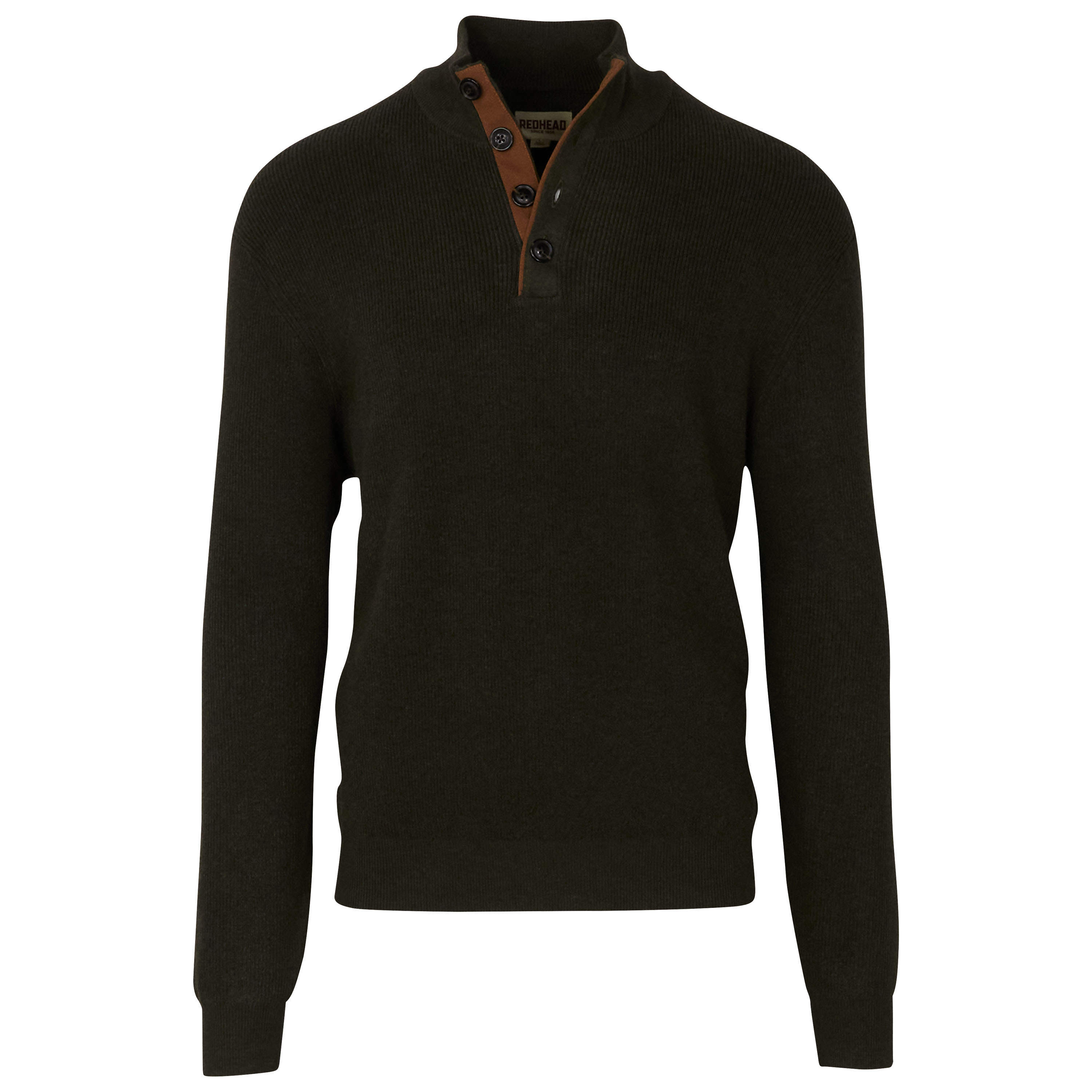 Image of RedHead Davisdale Sweater for Men - Olive Brown Heather