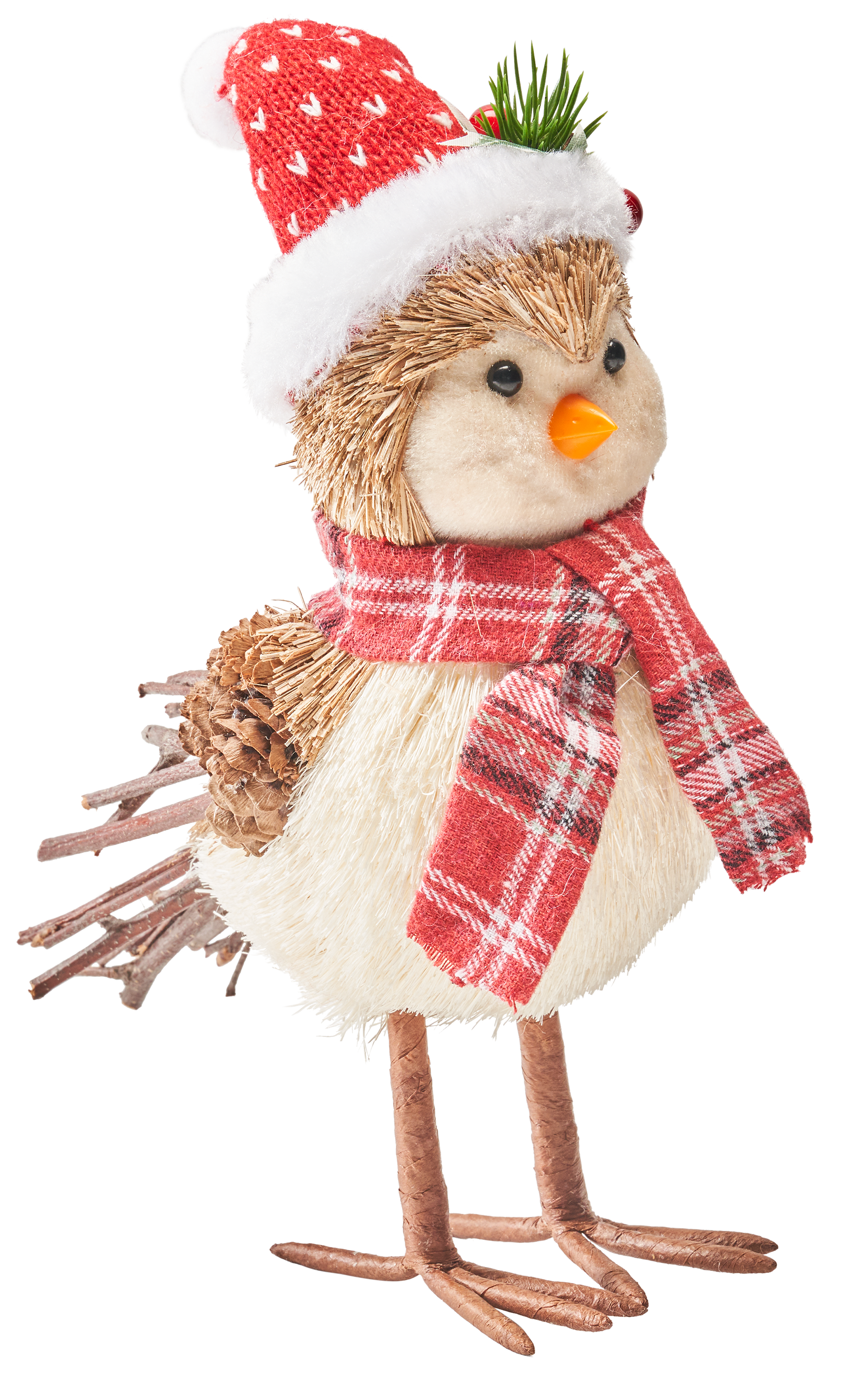 BASS PRO SHOPS Bird with Scarf and Hat Decor