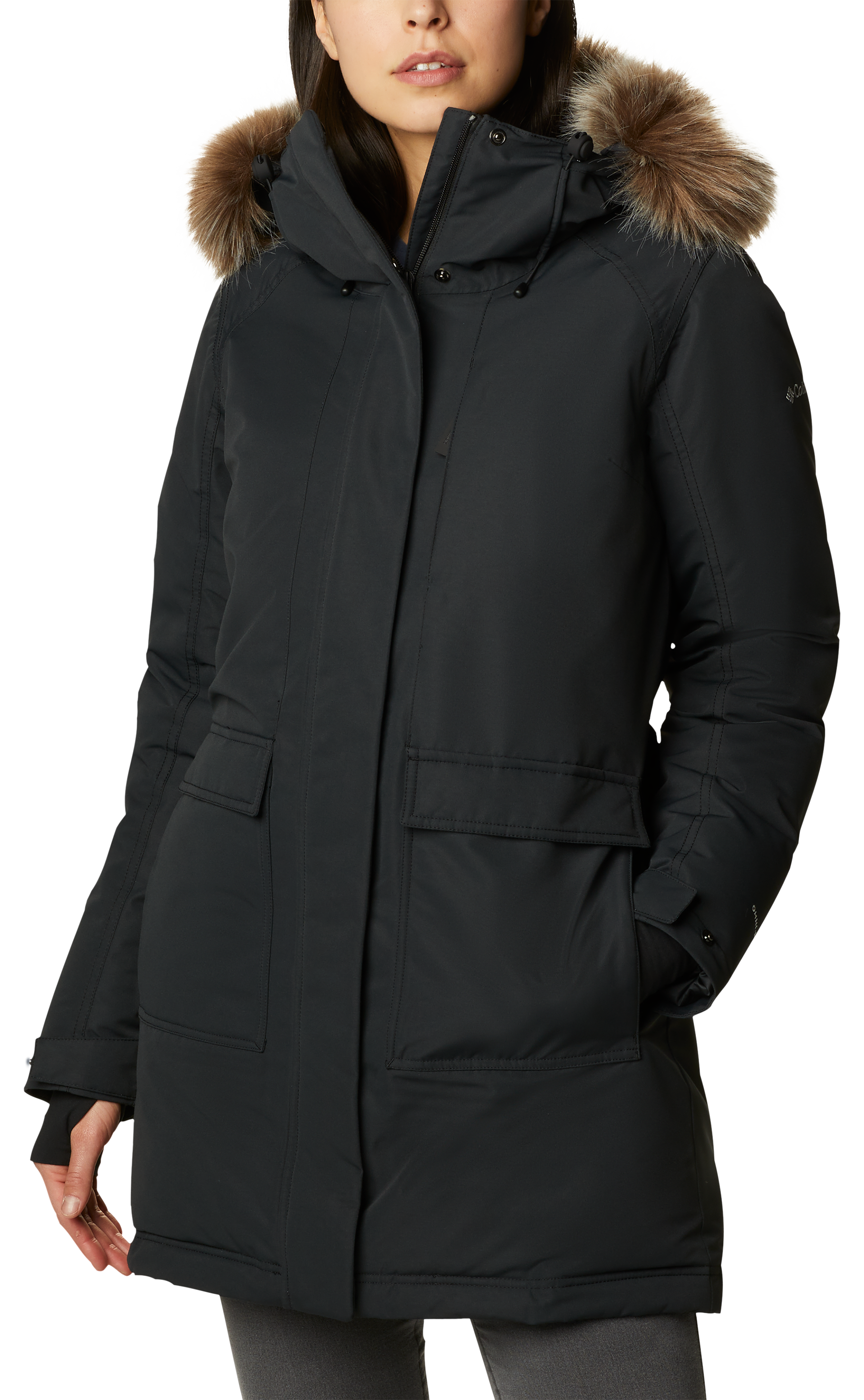 Image of Columbia Little SI II Insulated Parka for Ladies - Black - S