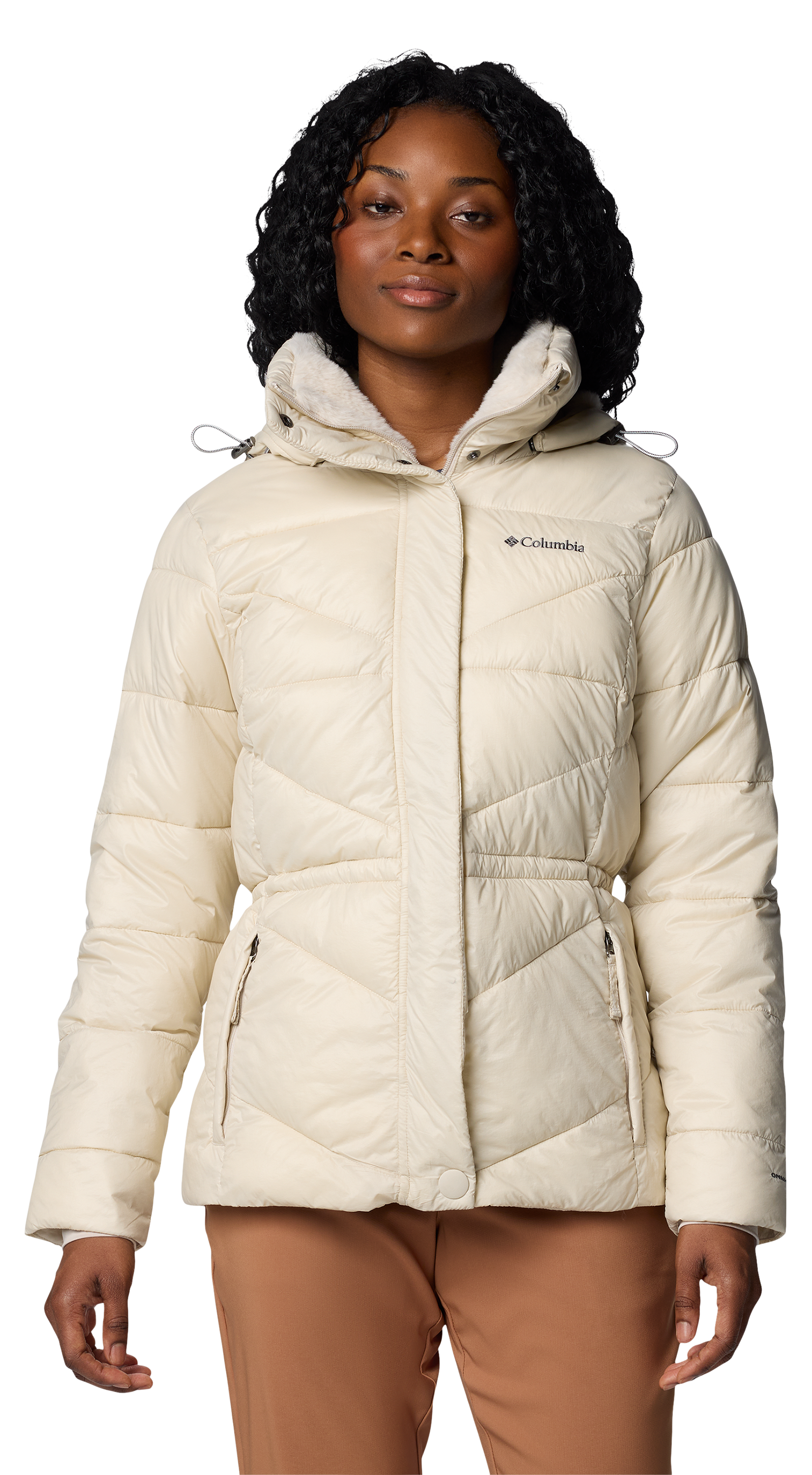 Image of Columbia Peak to Park III Insulated Hooded Jacket for Ladies - Dark Stone Gunmetal - S