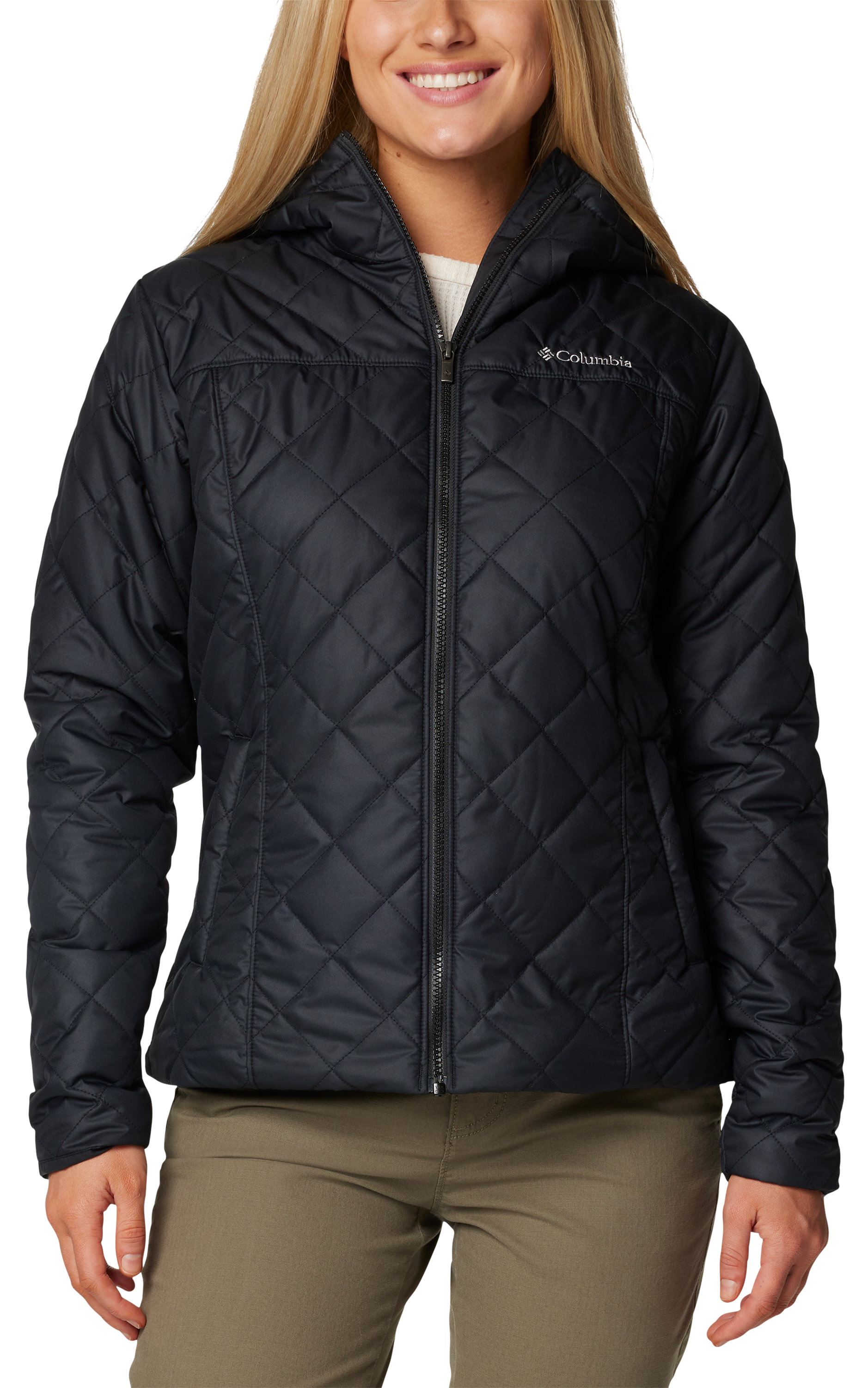 Image of Columbia Copper Crest II Hooded Jacket for Ladies - Black