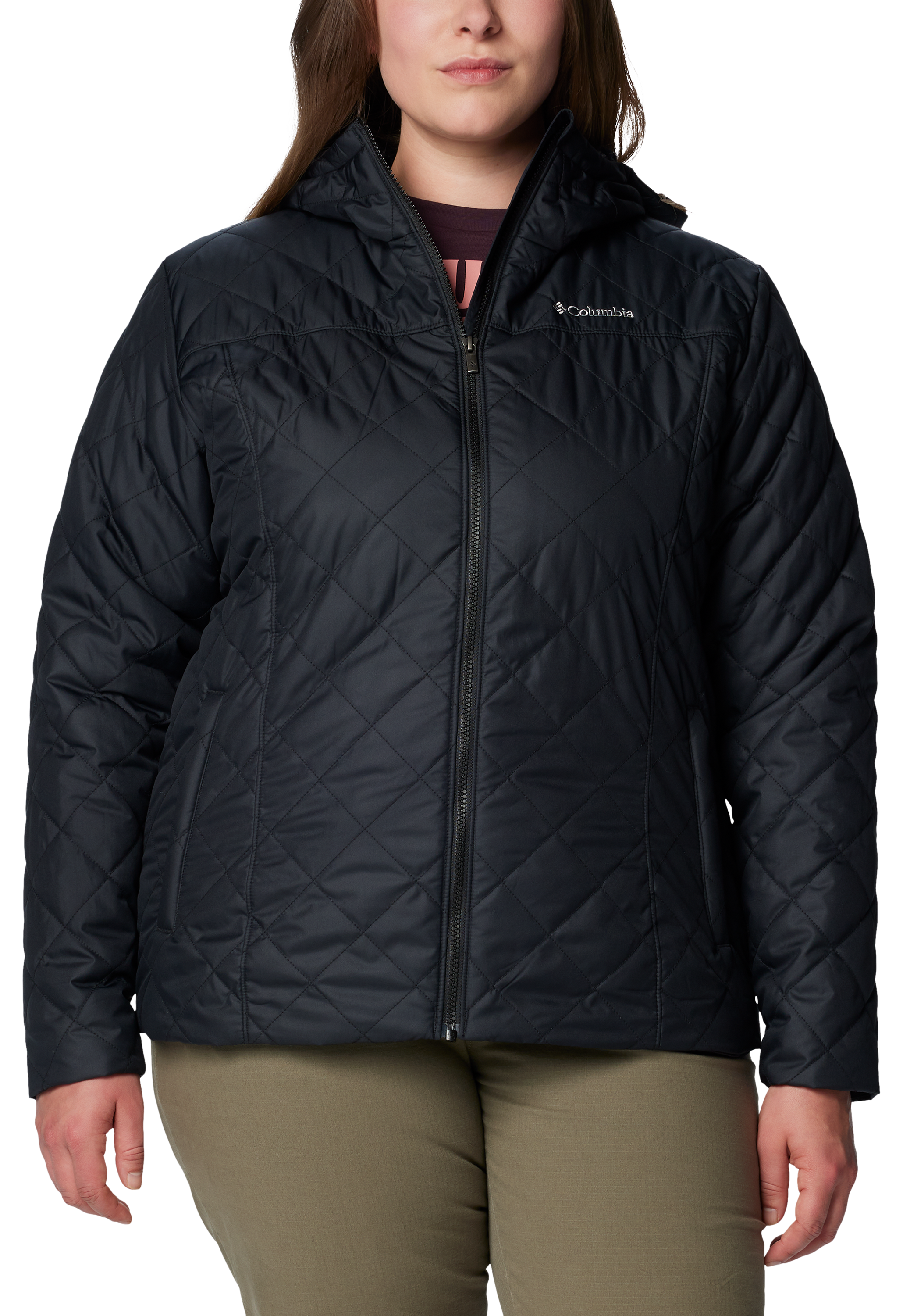 Image of Columbia Copper Crest II Hooded Jacket for Ladies - Black