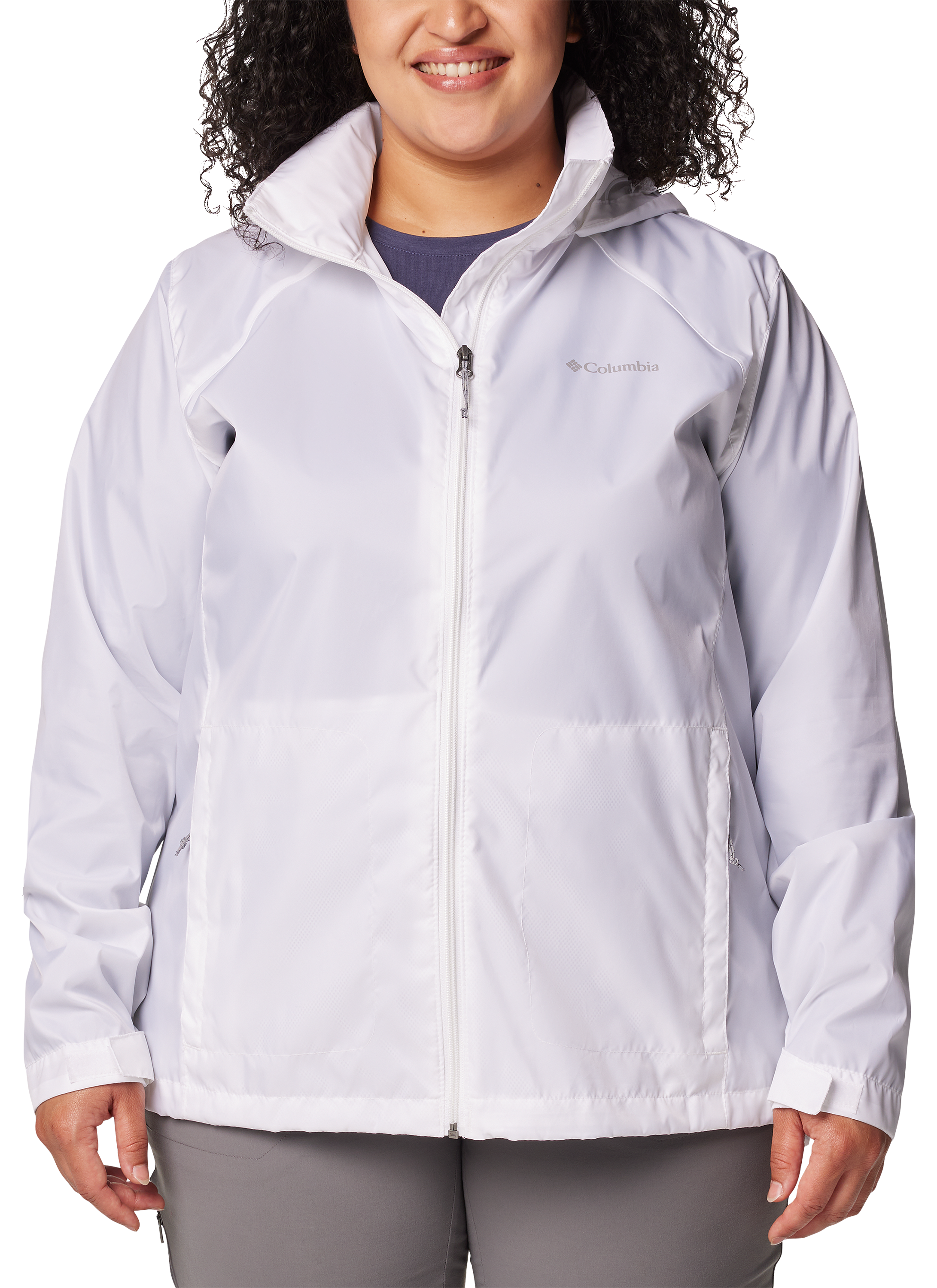 Image of Columbia Switchback IV Jacket for Ladies - White - 1X