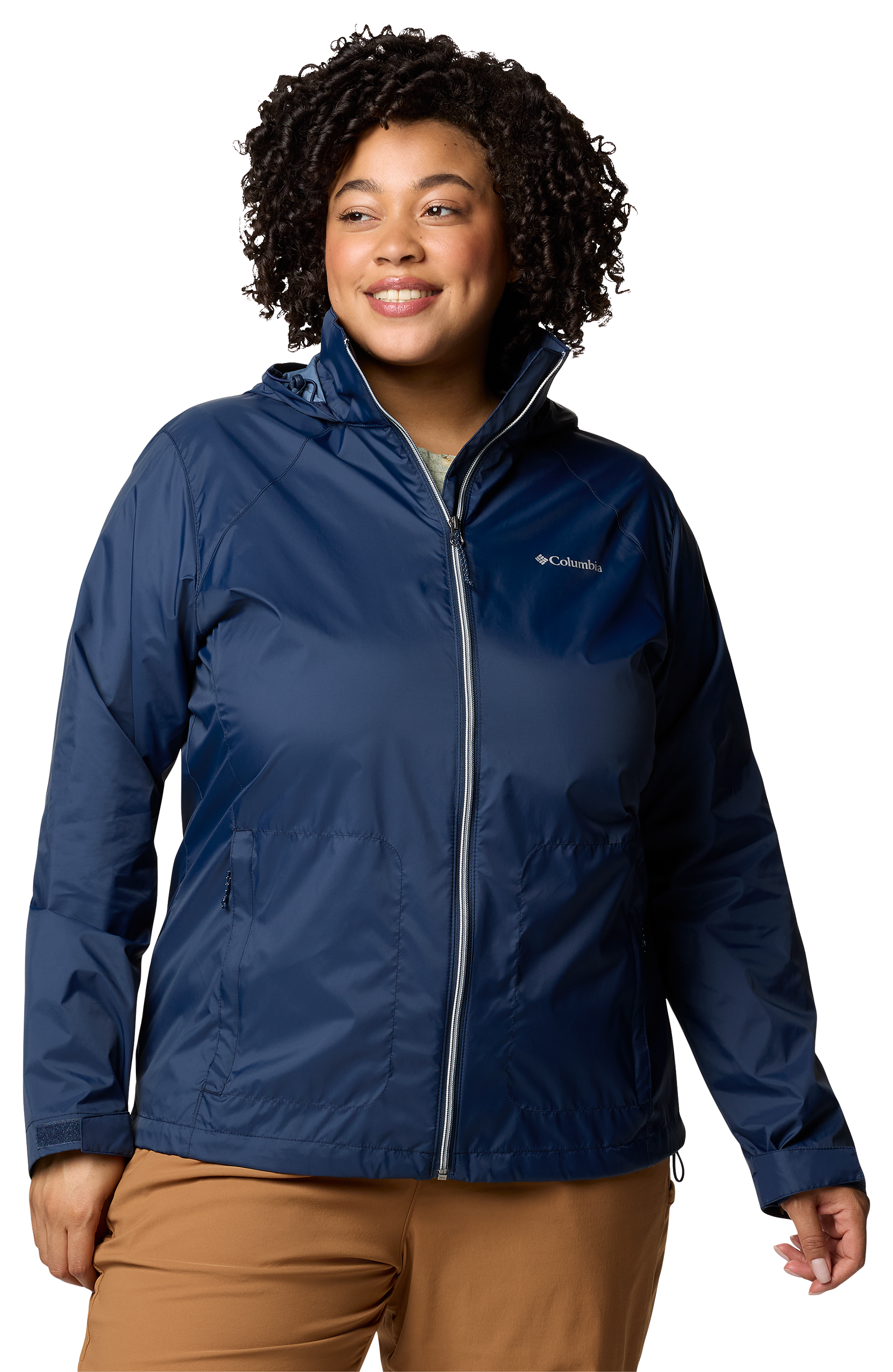 Image of Columbia Switchback IV Jacket for Ladies - Collegiate Navy - 1X