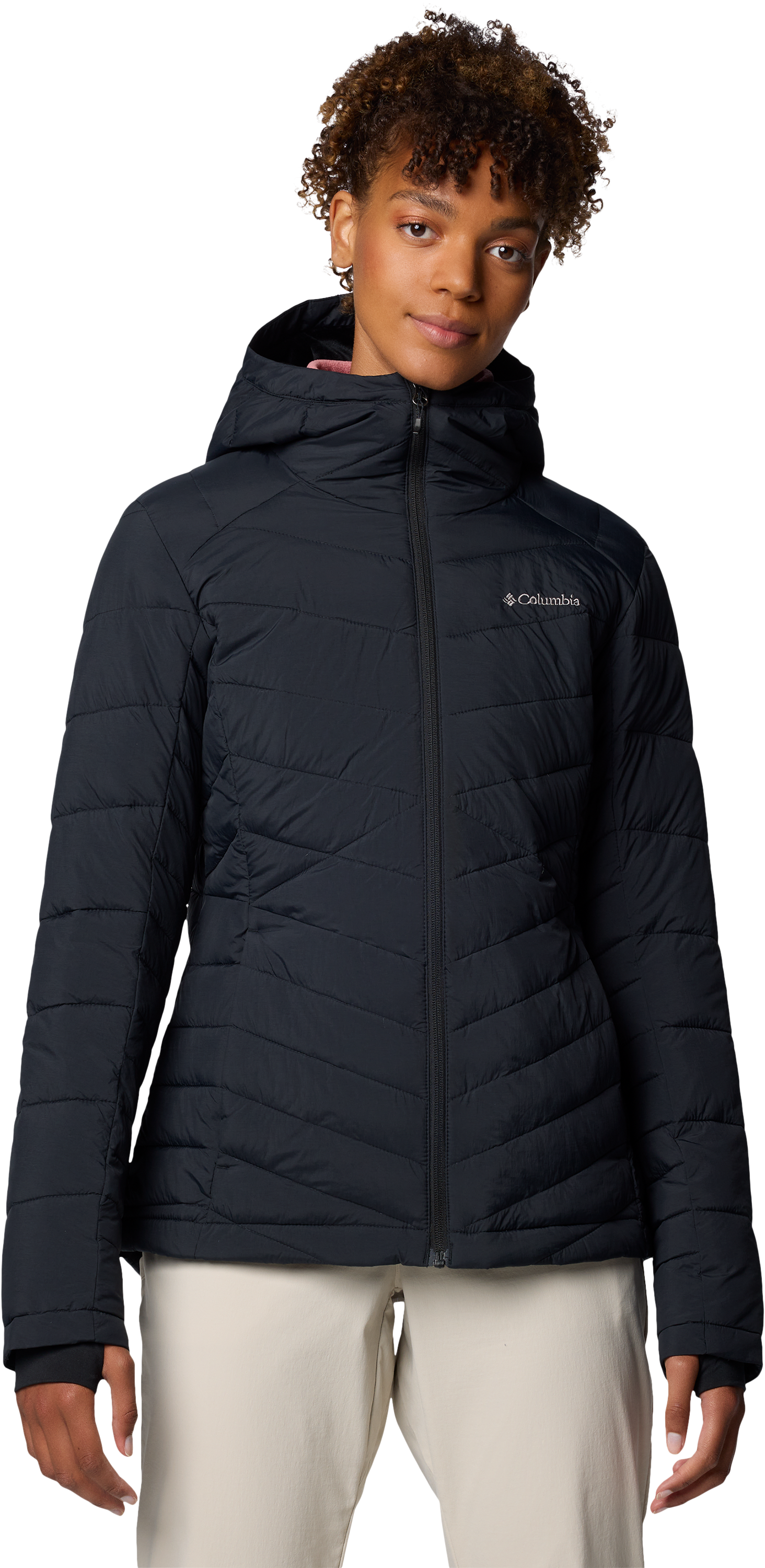 Image of Columbia Joy Peak II Hooded Jacket for Ladies - Black - M