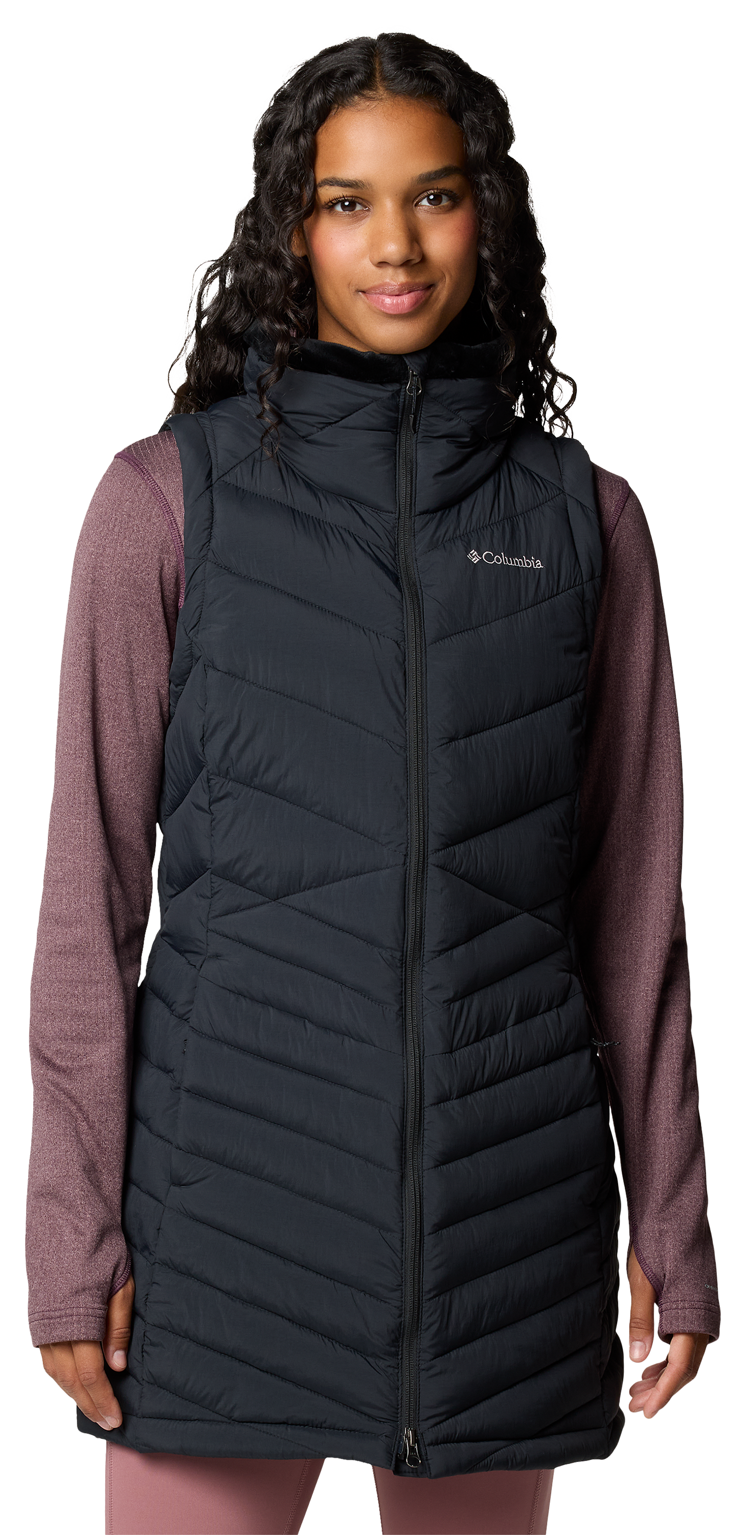 Image of Columbia Joy Peak II Long Vest for Ladies - Black