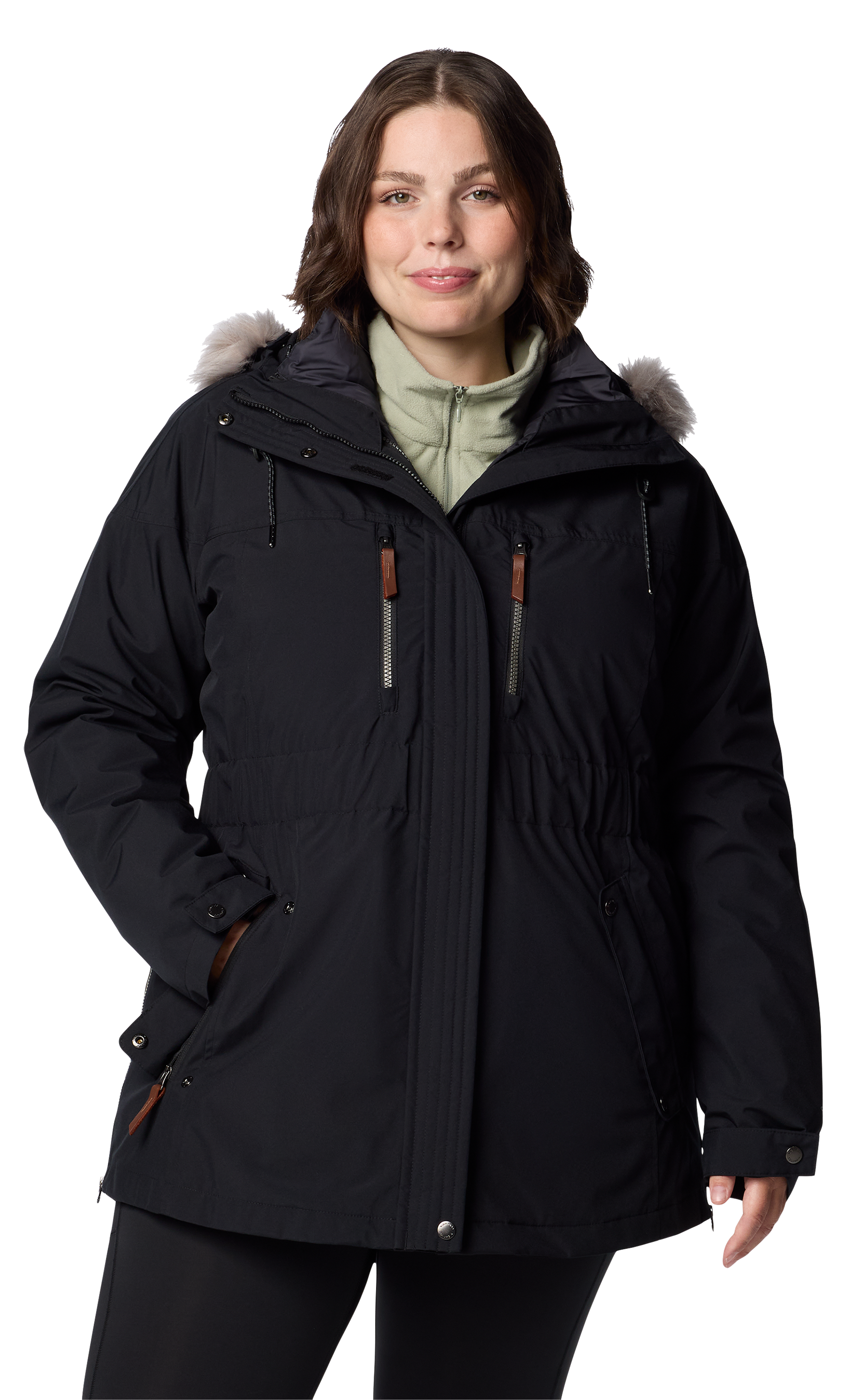 Image of Columbia Payton Pass II Interchange Jacket for Ladies - Black - 1X