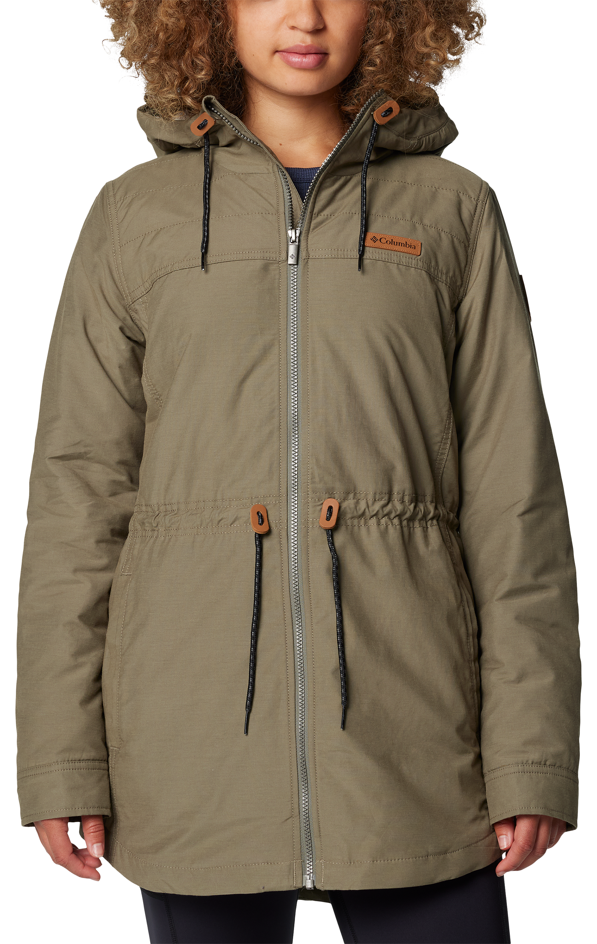 Image of Columbia Chatfield Hill Jacket for Ladies - Stone Green - S