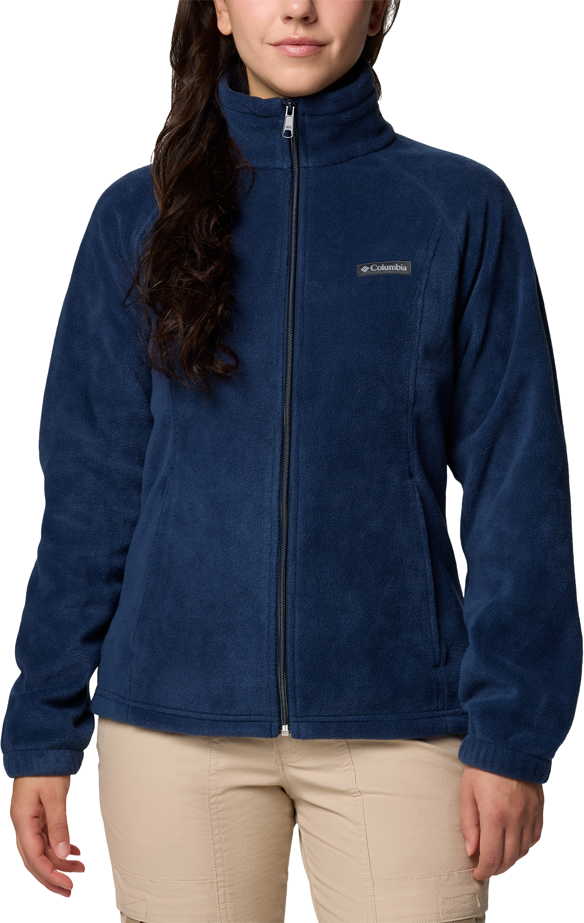 Image of Columbia Benton Springs Full-Zip Fleece Jacket for Ladies - Collegiate Navy - S