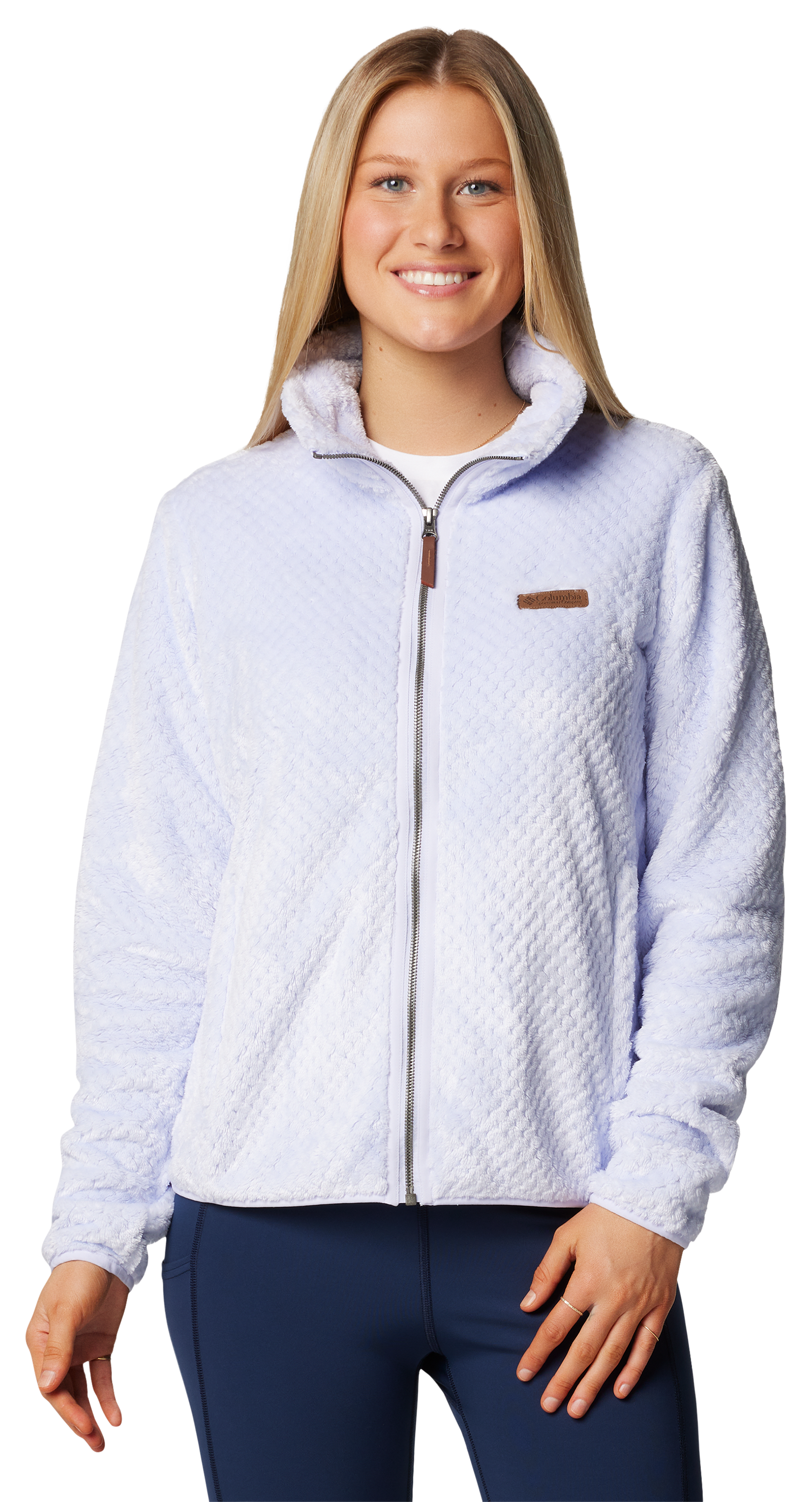 Image of Columbia Fire Side II Sherpa Full-Zip Jacket for Ladies - Snowdrift - XS