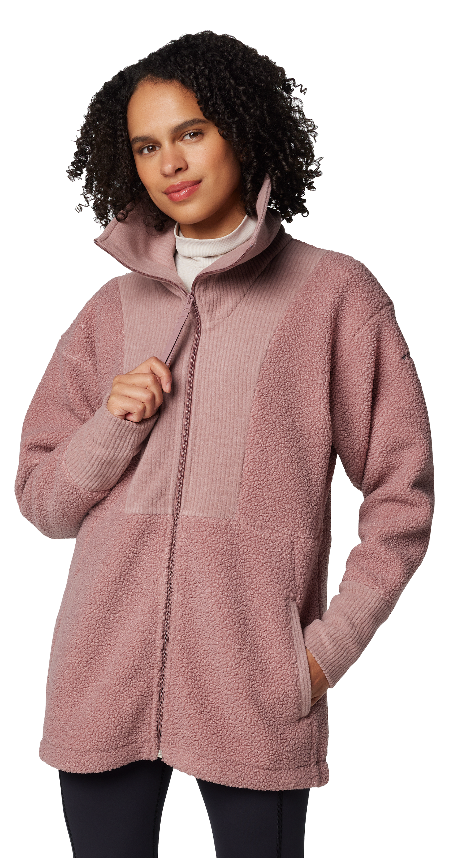 Image of Columbia Boundless Trek Fleece Full-Zip Jacket for Ladies - Fig - S