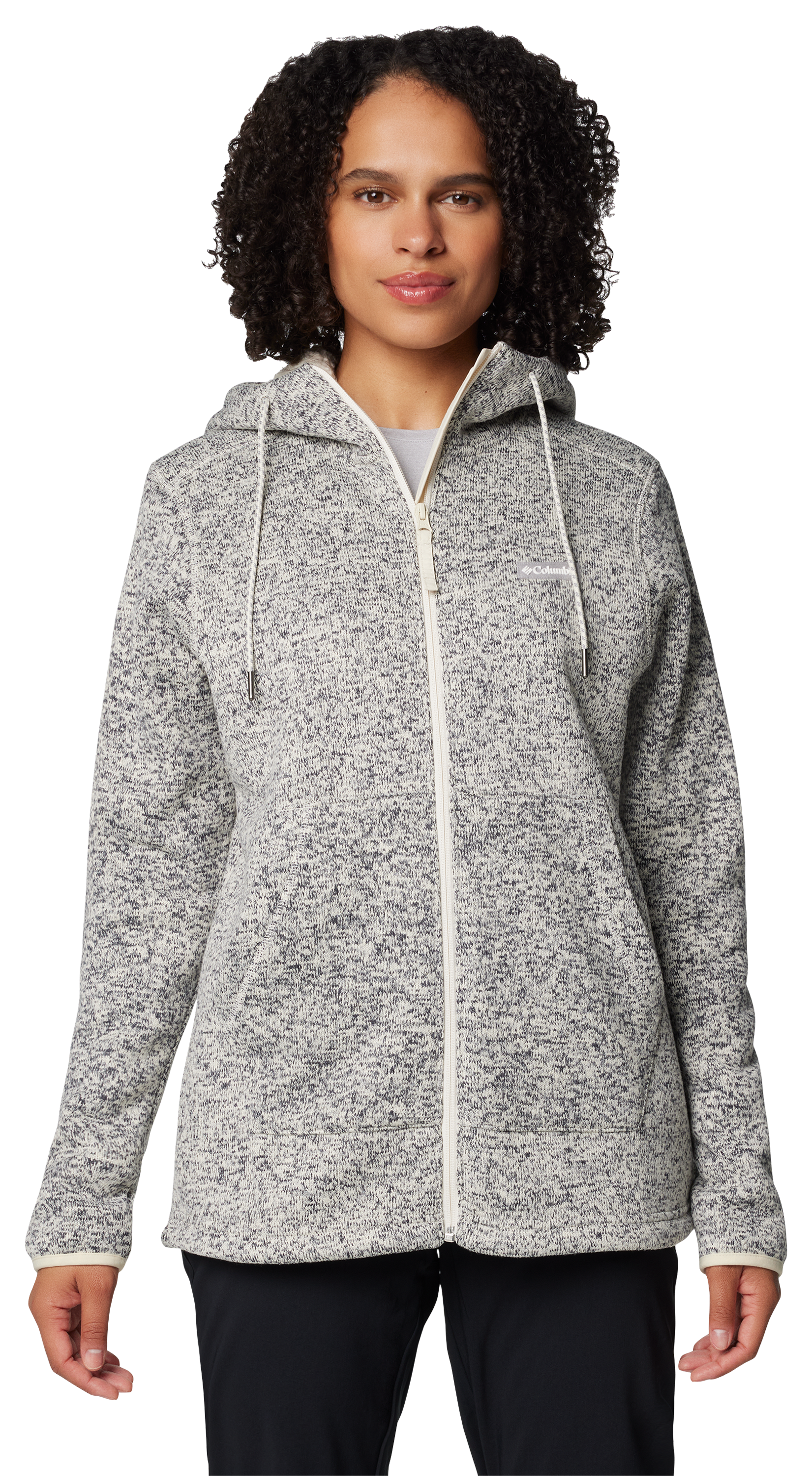 Image of Columbia Sweater Weather Sherpa II Full-Zip Jacket for Ladies - Chalk Heather - S