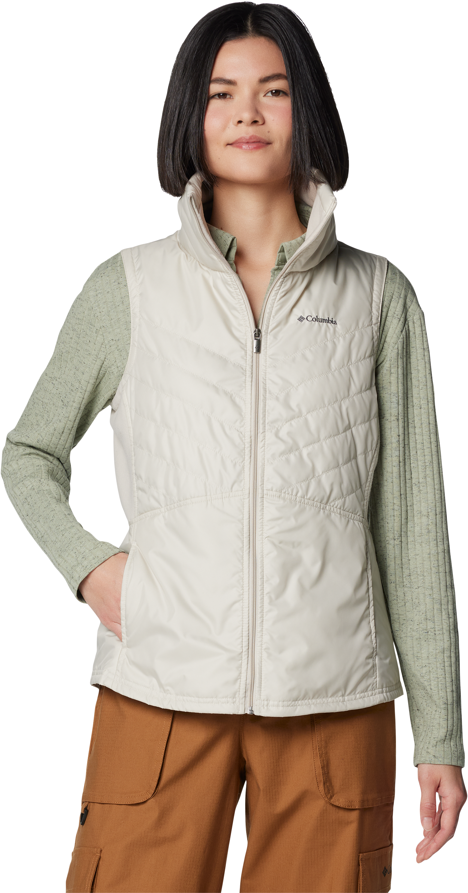 Image of Columbia Mix It Around III Vest for Ladies - Dark Stone