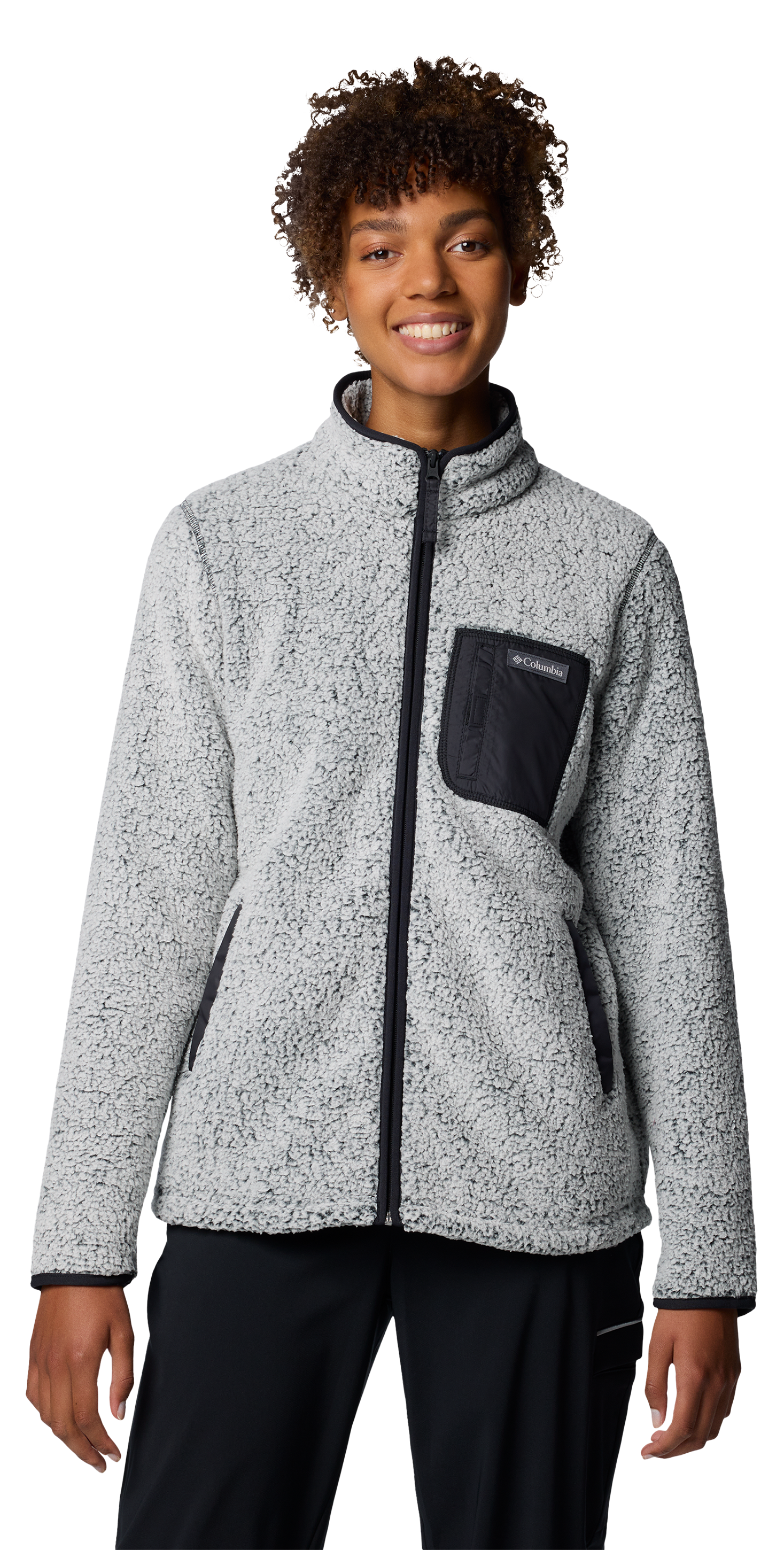 Image of Columbia West Bend II Full-Zip Jacket for Ladies - Black Frosted - M