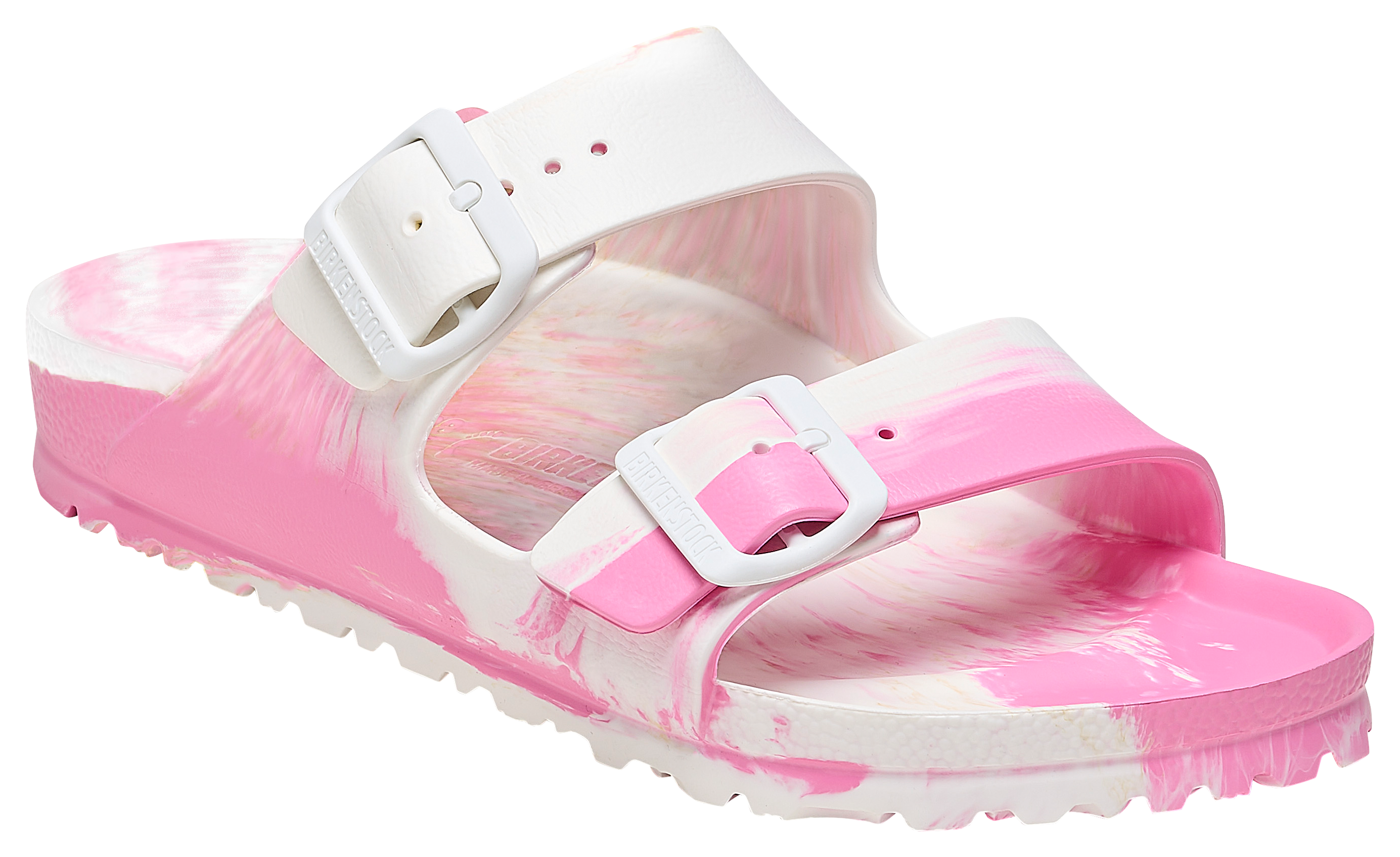 Image of Birkenstock Arizona Essentials EVA Sandals for Ladies - Pink Multi - 40M