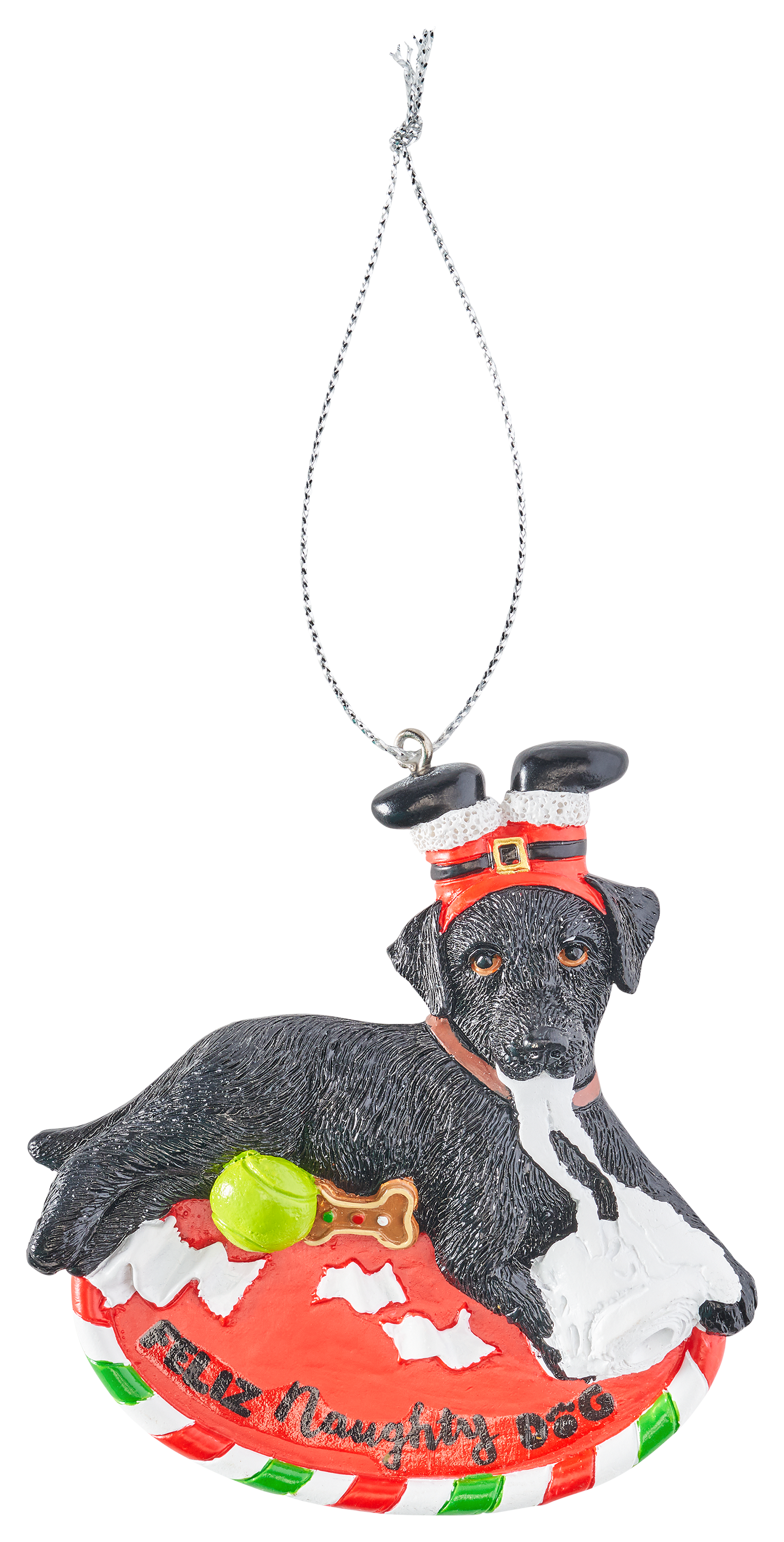 BASS PRO SHOPS Feliz Naughty Dog Ornament