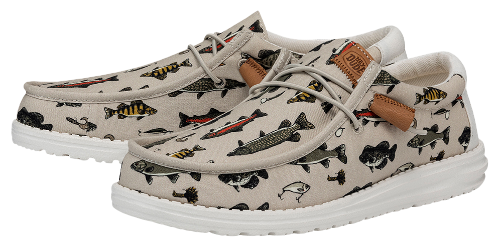HEYDUDE Wally Fish Lure Casual Shoes for Men