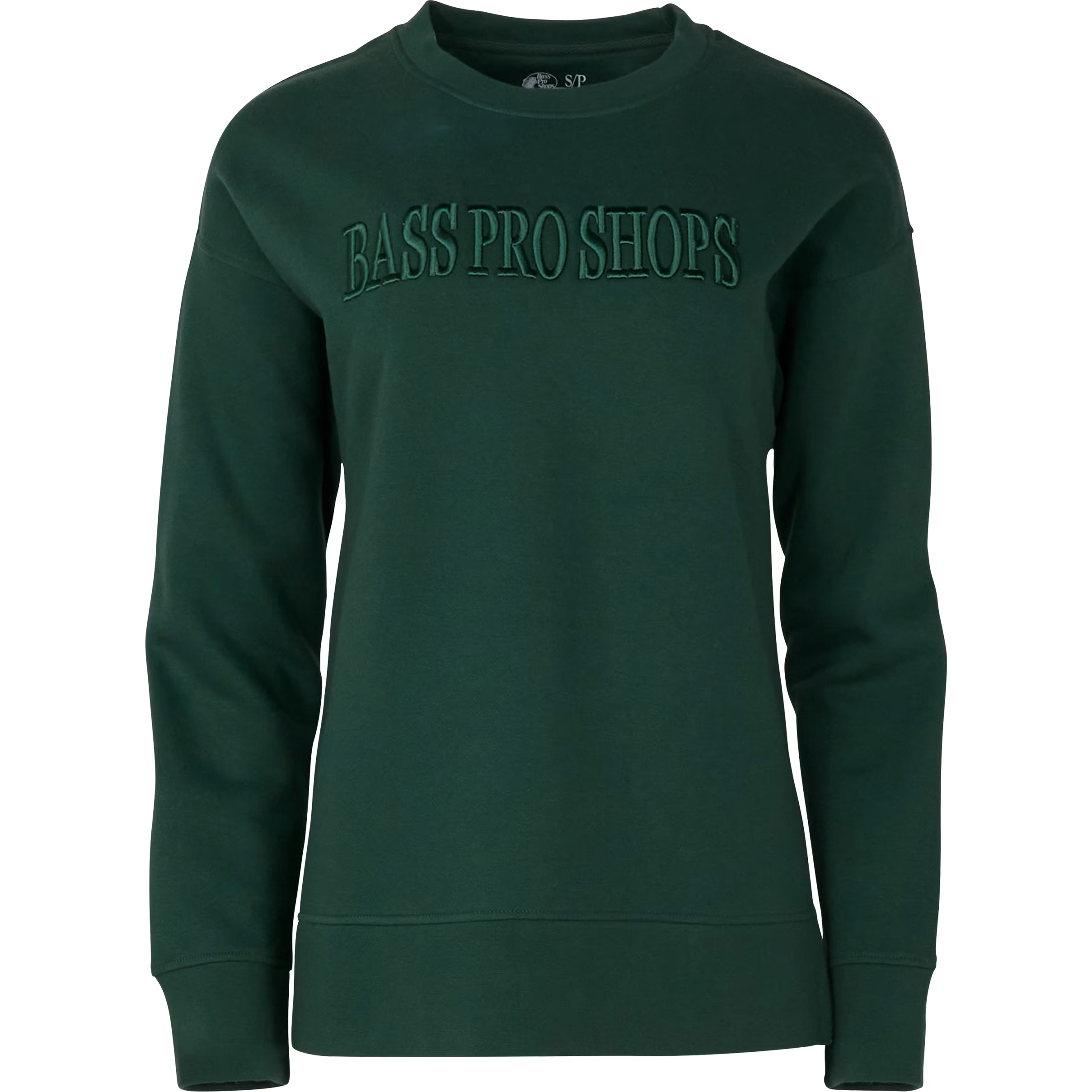 Image of Bass Pro Shops Embroidered Long-Sleeve Tunic for Ladies - Pine Needle