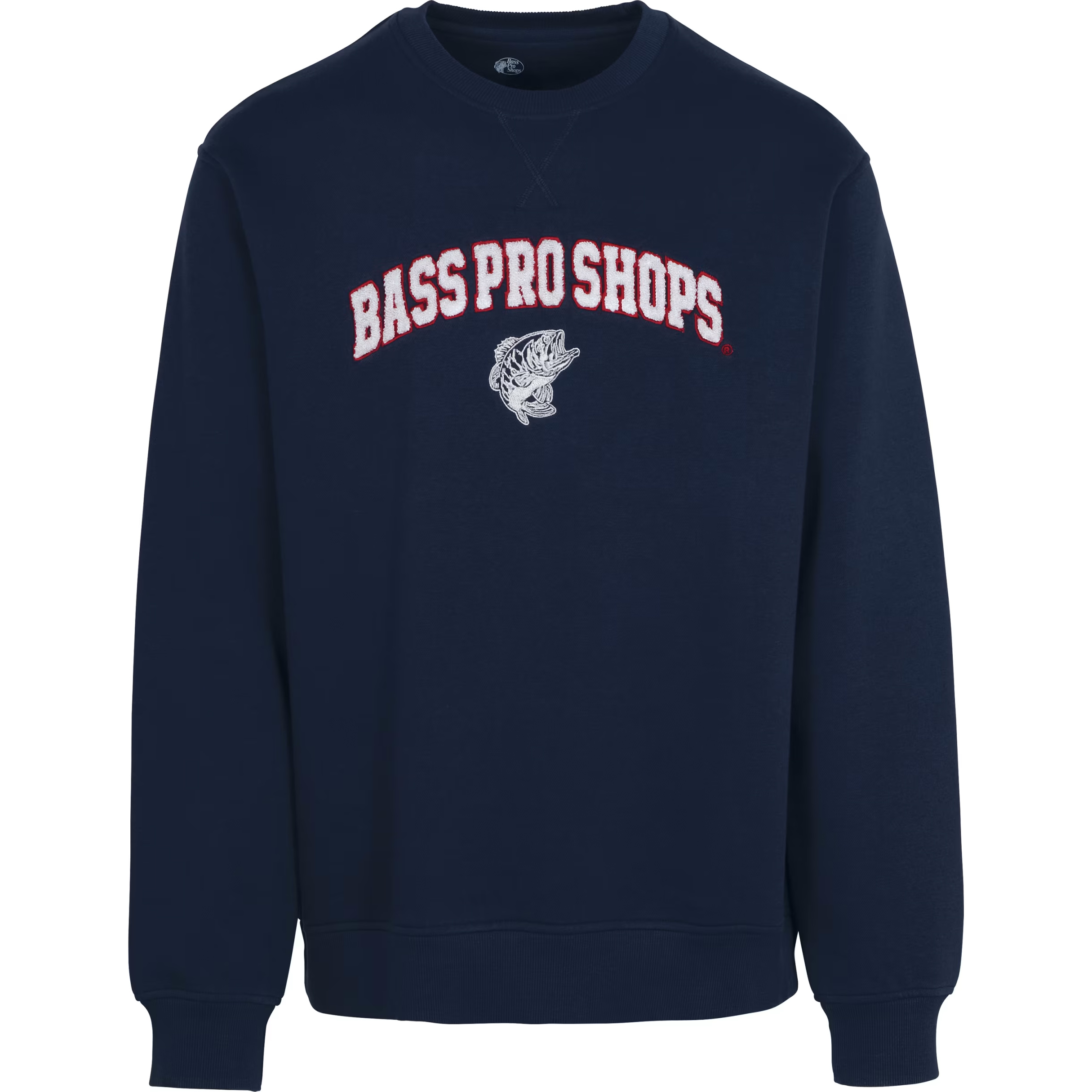 BASS PRO SHOPS Vintage Crew-Neck Long-Sleeve Sweatshirt