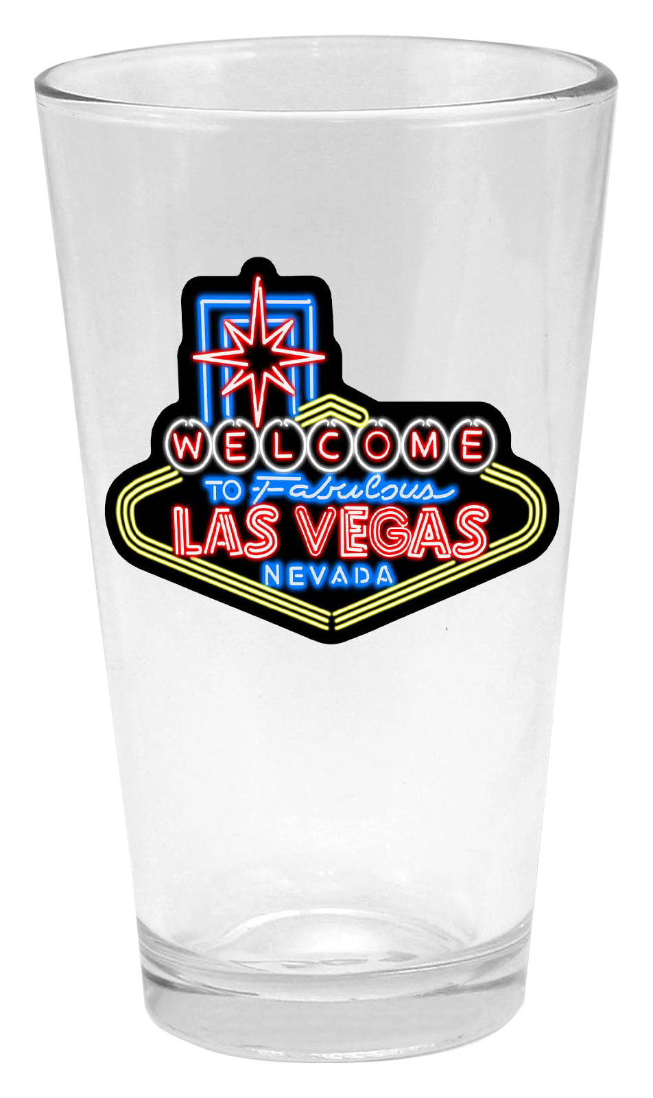 Image of Lantern Press Las Vegas Neon Sign Pint Glass