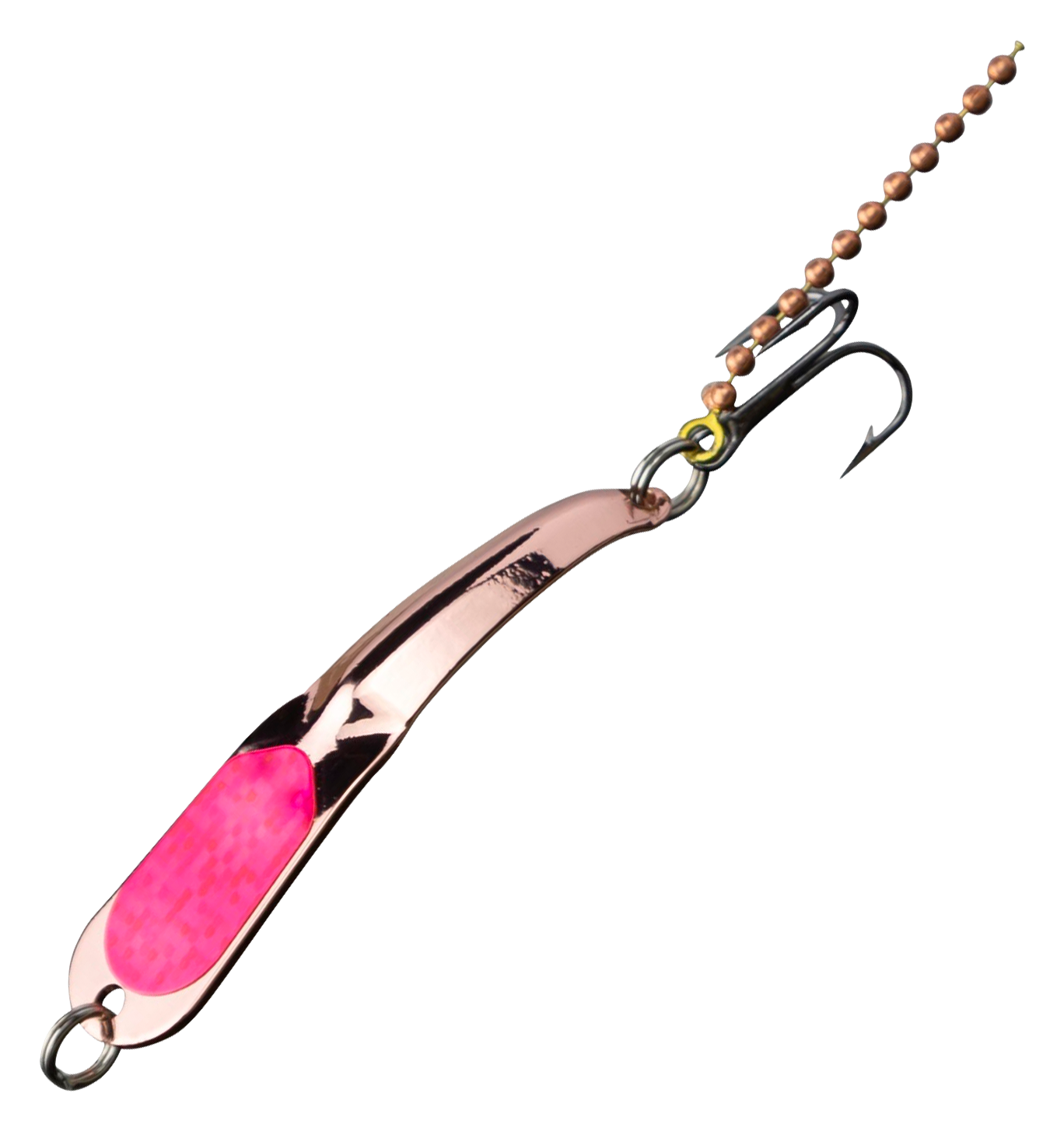 Iron Decoy Steely Spoon - Copper/Hot Pink - 2″ - 1/10 oz.