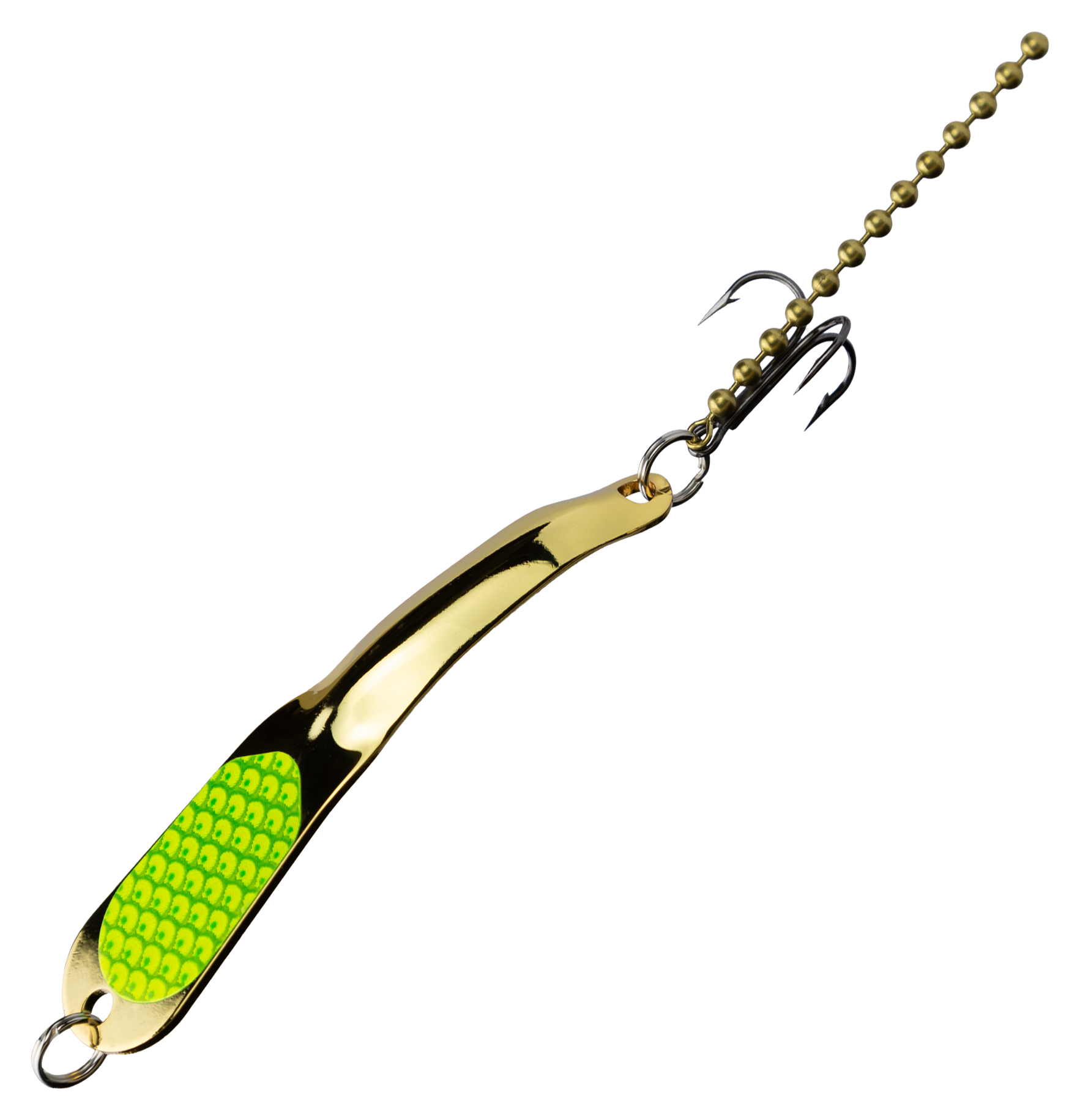 Iron Decoy Steely Spoon - Gold/Chartreuse - 2″ - 1/10 oz.