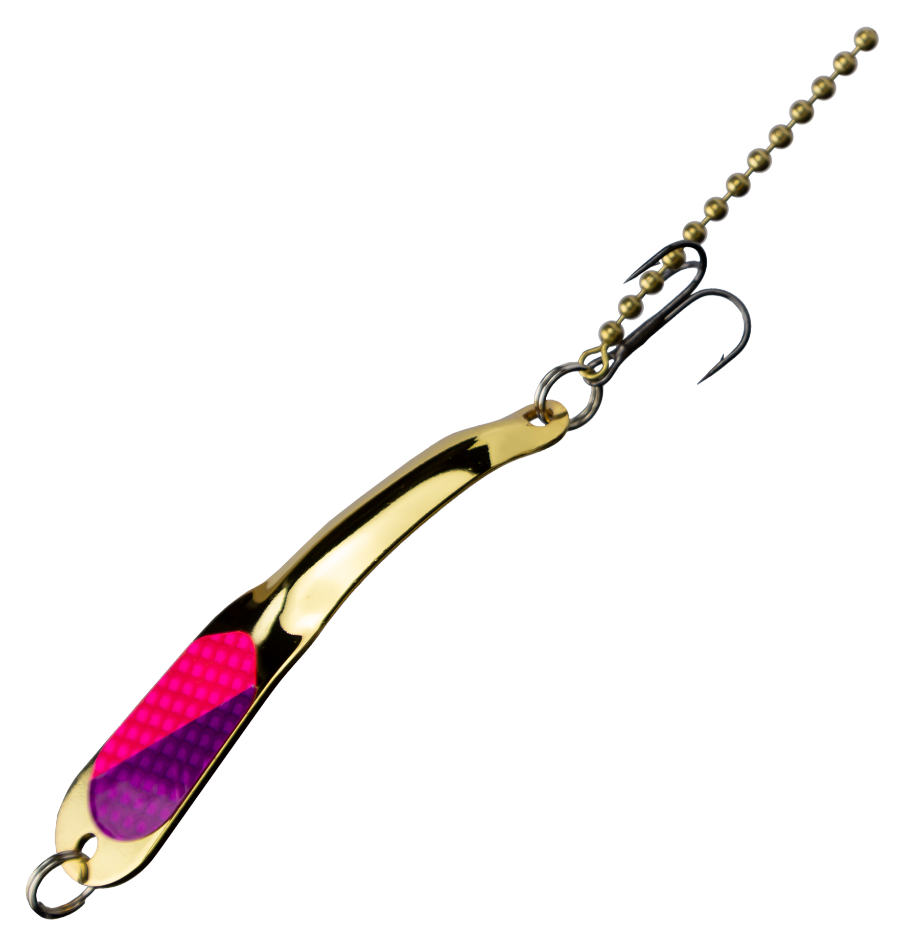 Iron Decoy Steely Spoon - Gold/Hot Pink/Hot Purple - 2-3/4″ - 1/4 oz.