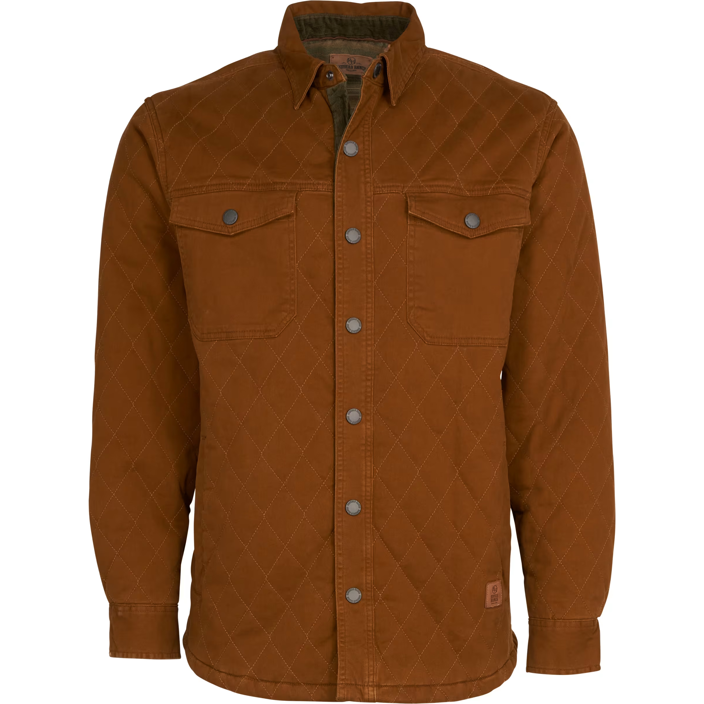 REDHEAD Ranch Eagle Butte Quilted Long-Sleeve Overshirt for Men