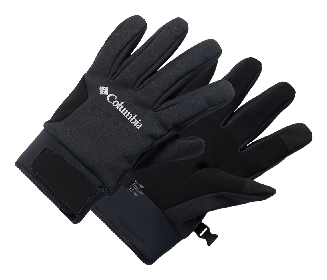Image of Columbia Gnarl Ridge II Insulated Softshell Gloves for Men - Black - L