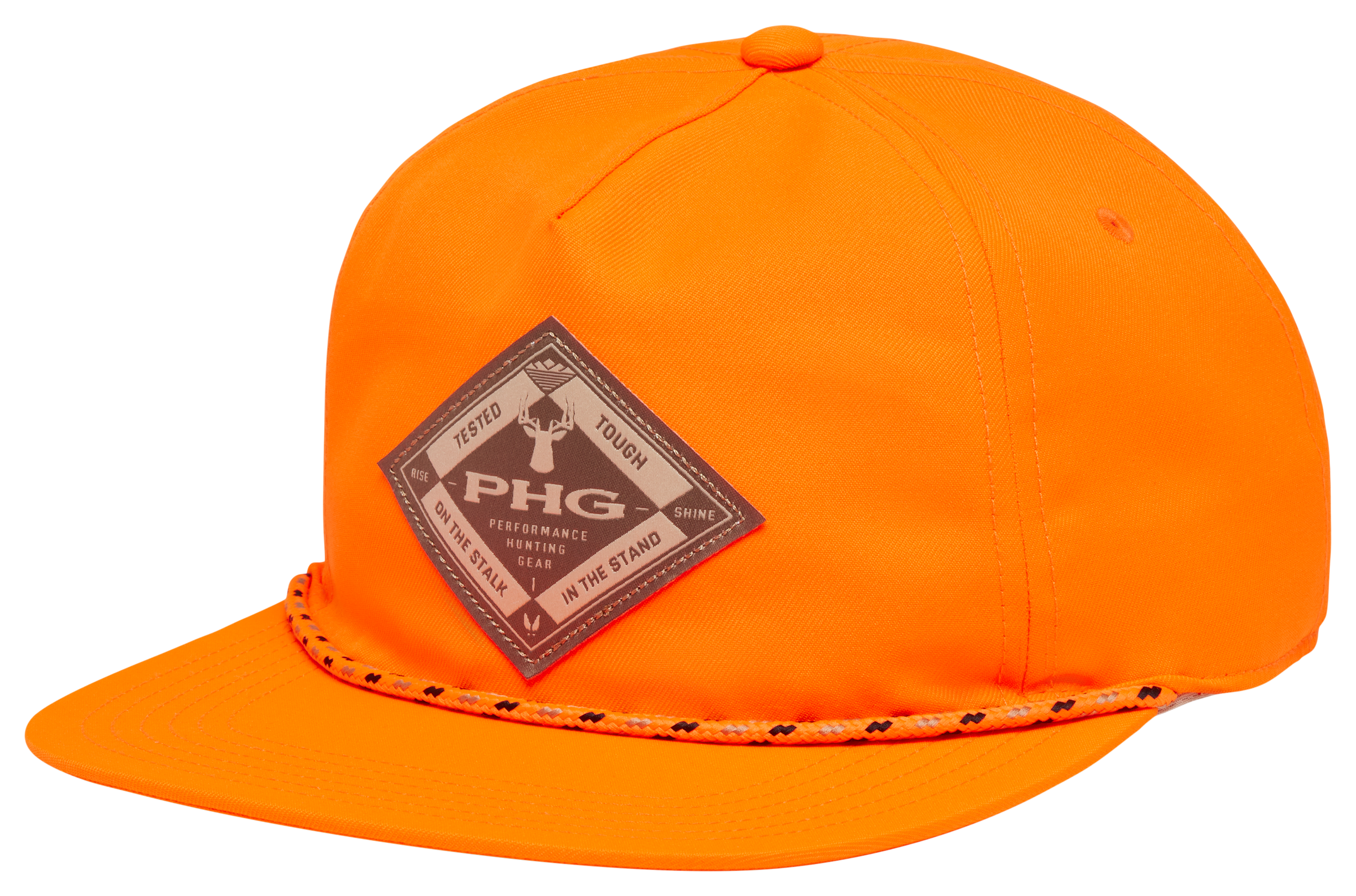 Image of Columbia PHG Terminal Shot Diamond Patch Snapback Cap - Blaze/PHG Tested Tough
