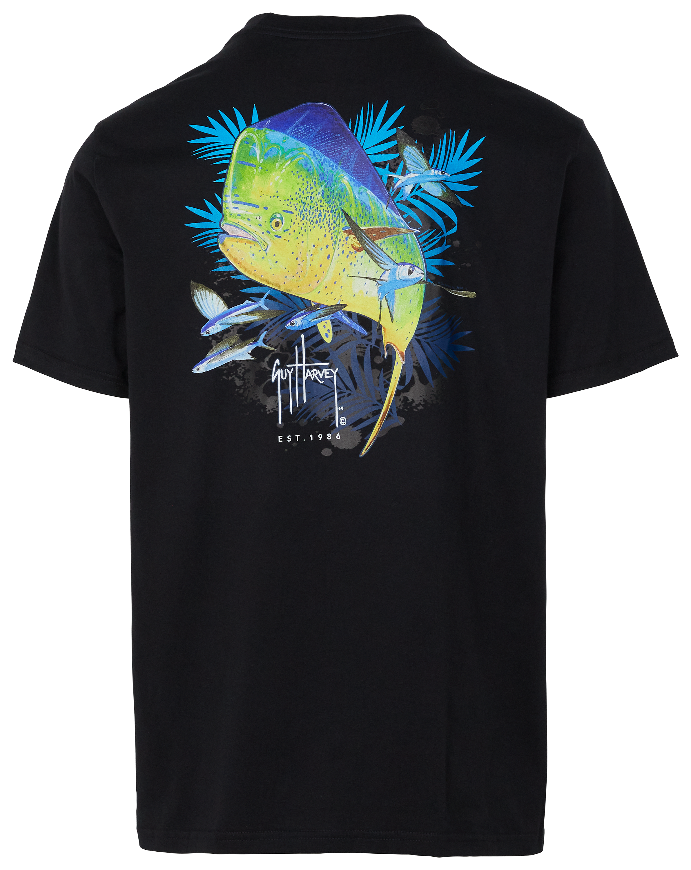 Guy Harvey Mahi Palms Short-Sleeve T-Shirt for Men                                                                              