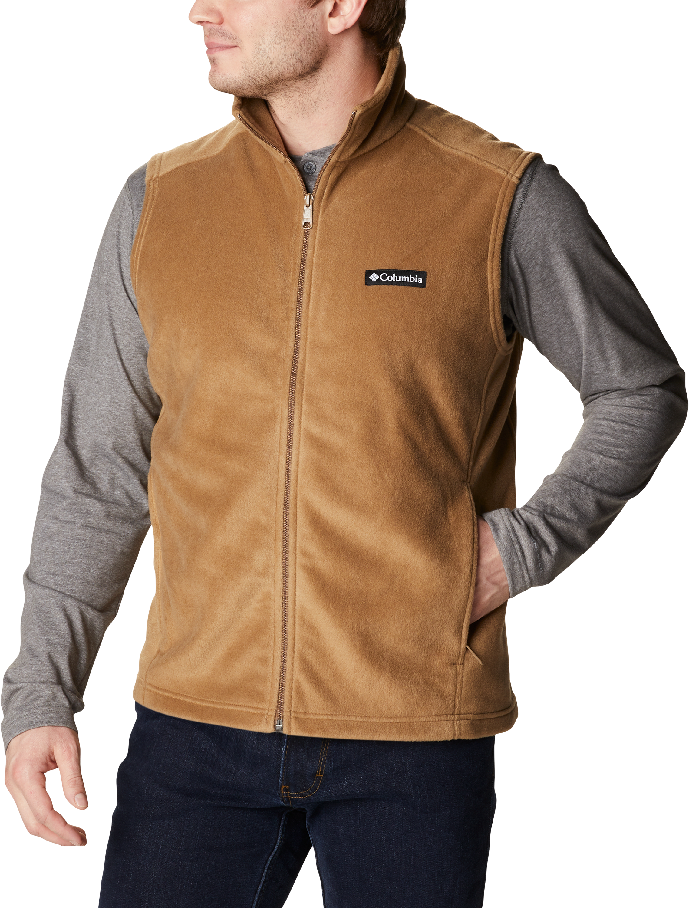 Image of Columbia Steens Mountain Fleece Vest for Men - Delta - S