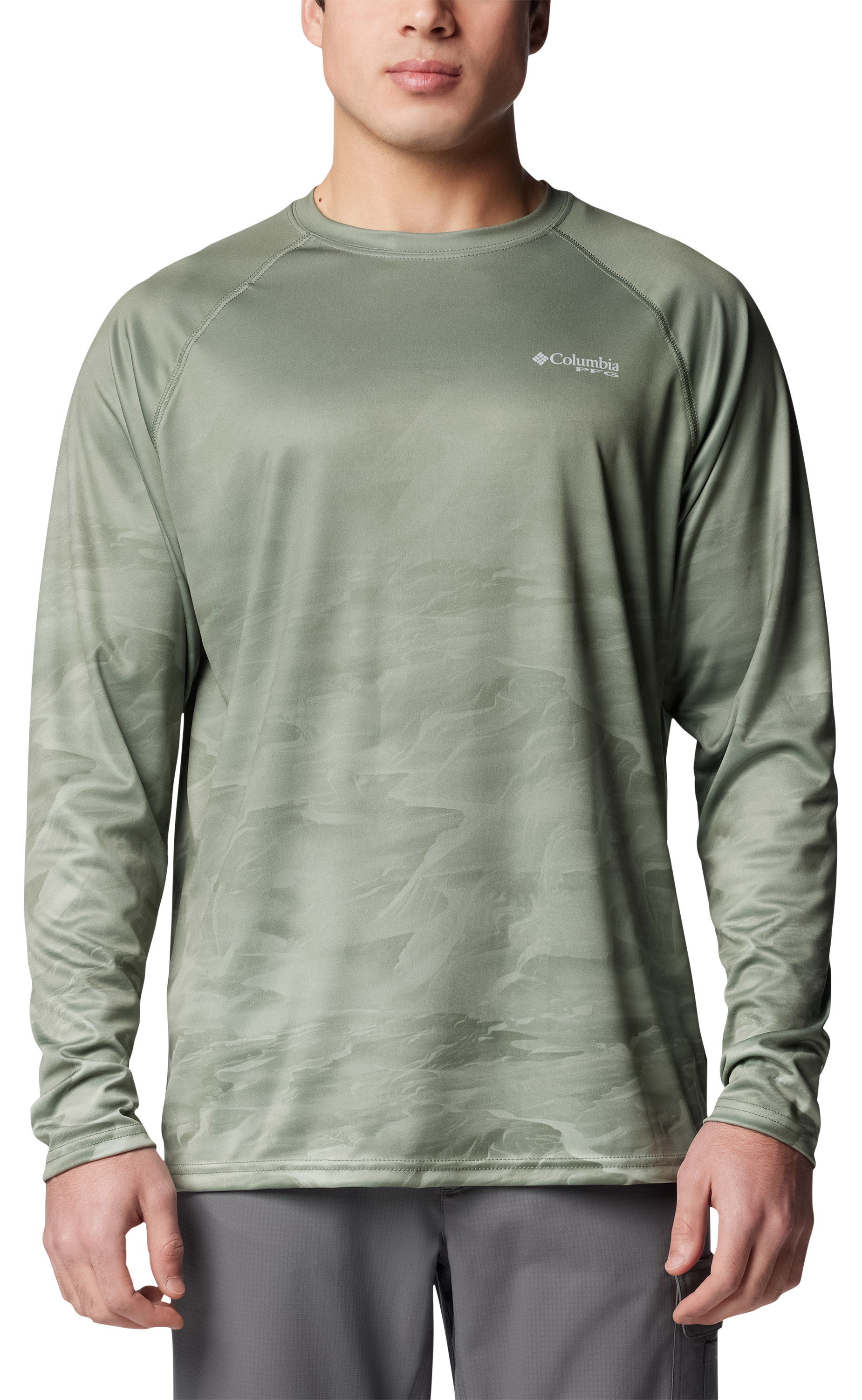 COLUMBIA Super Terminal Tackle PFG Fish Flow Trout Long-Sleeve Shirt for Men