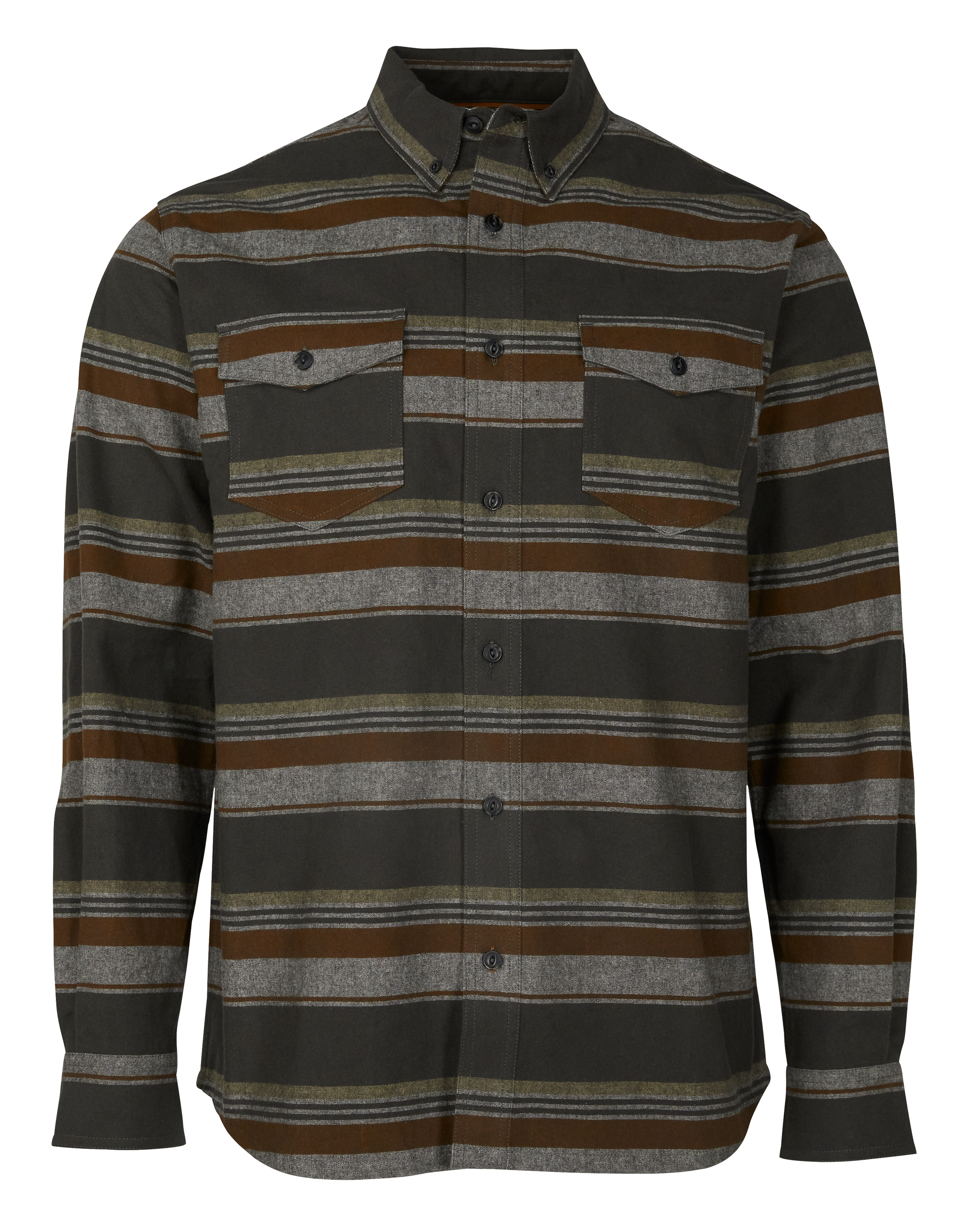 Image of RedHead Ranch Tully Creek Blanket Flannel Long-Sleeve Shirt for Men - Raven - S