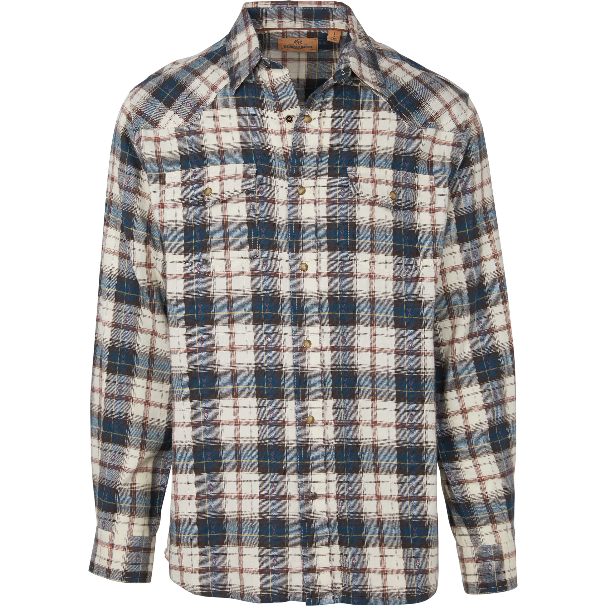 Image of RedHead Ranch Hidden Springs Flannel Long-Sleeve Shirt for Men - Deep Water