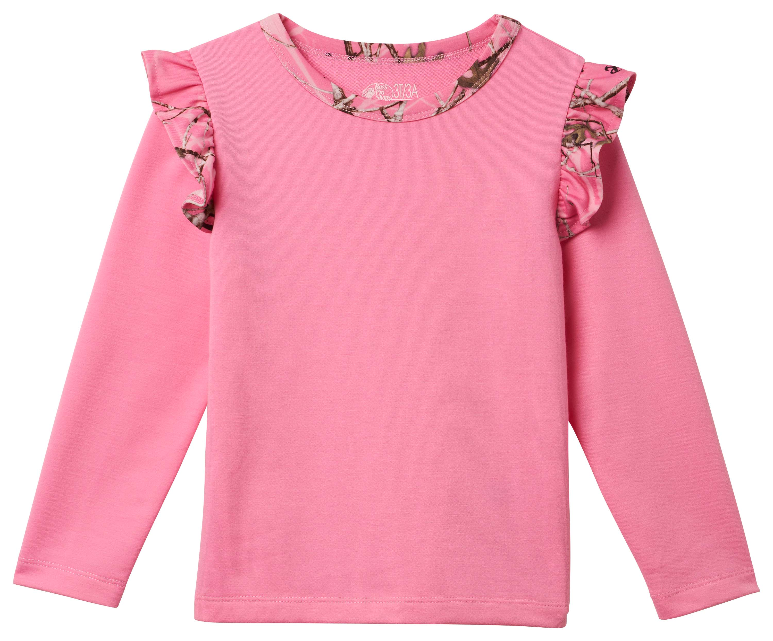 BASS PRO SHOPS Ruffle Long-Sleeve Shirt for Toddlers