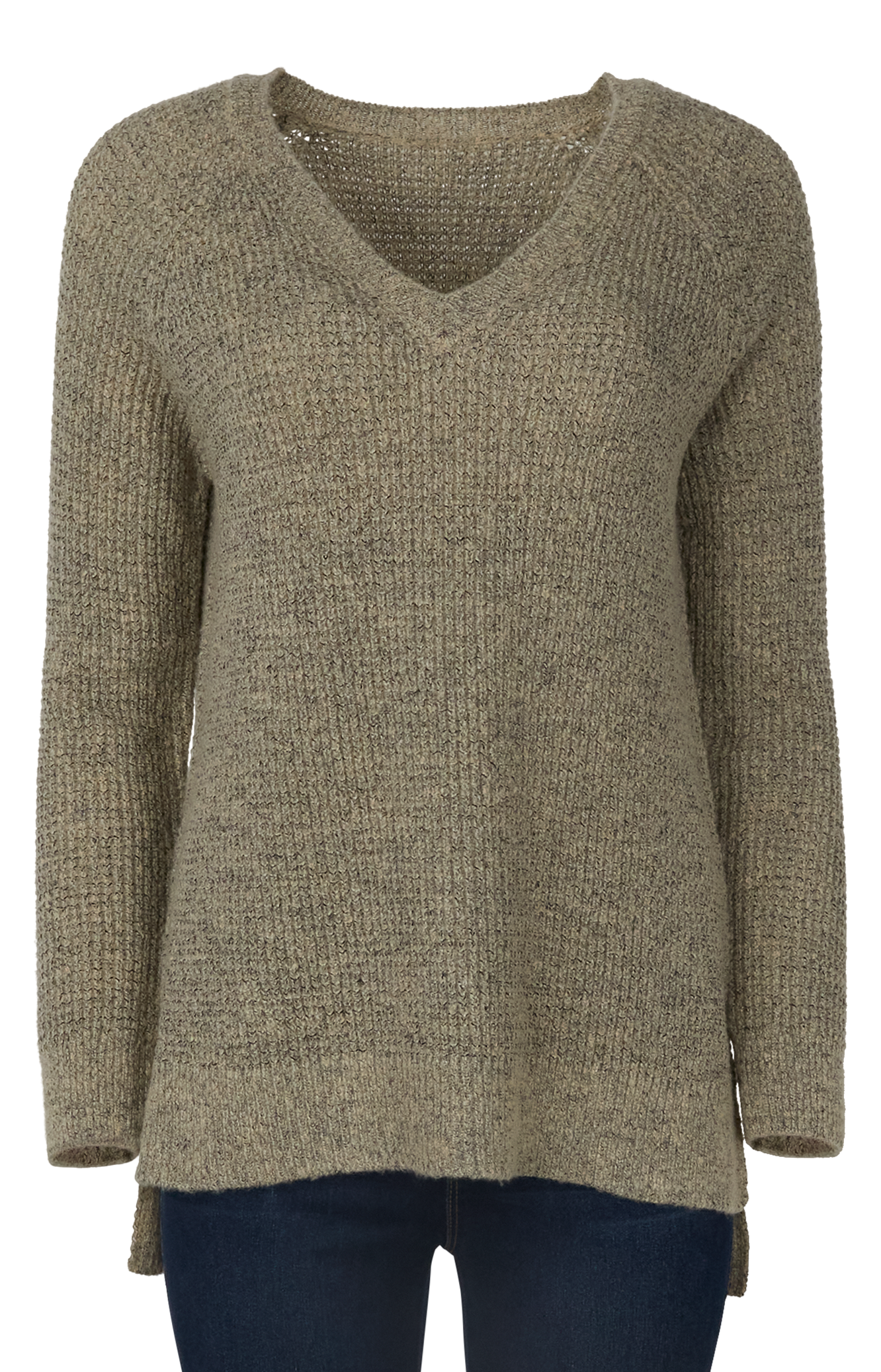 NATURAL REFLECTIONS Tahoe Thermal V-Neck Sweater