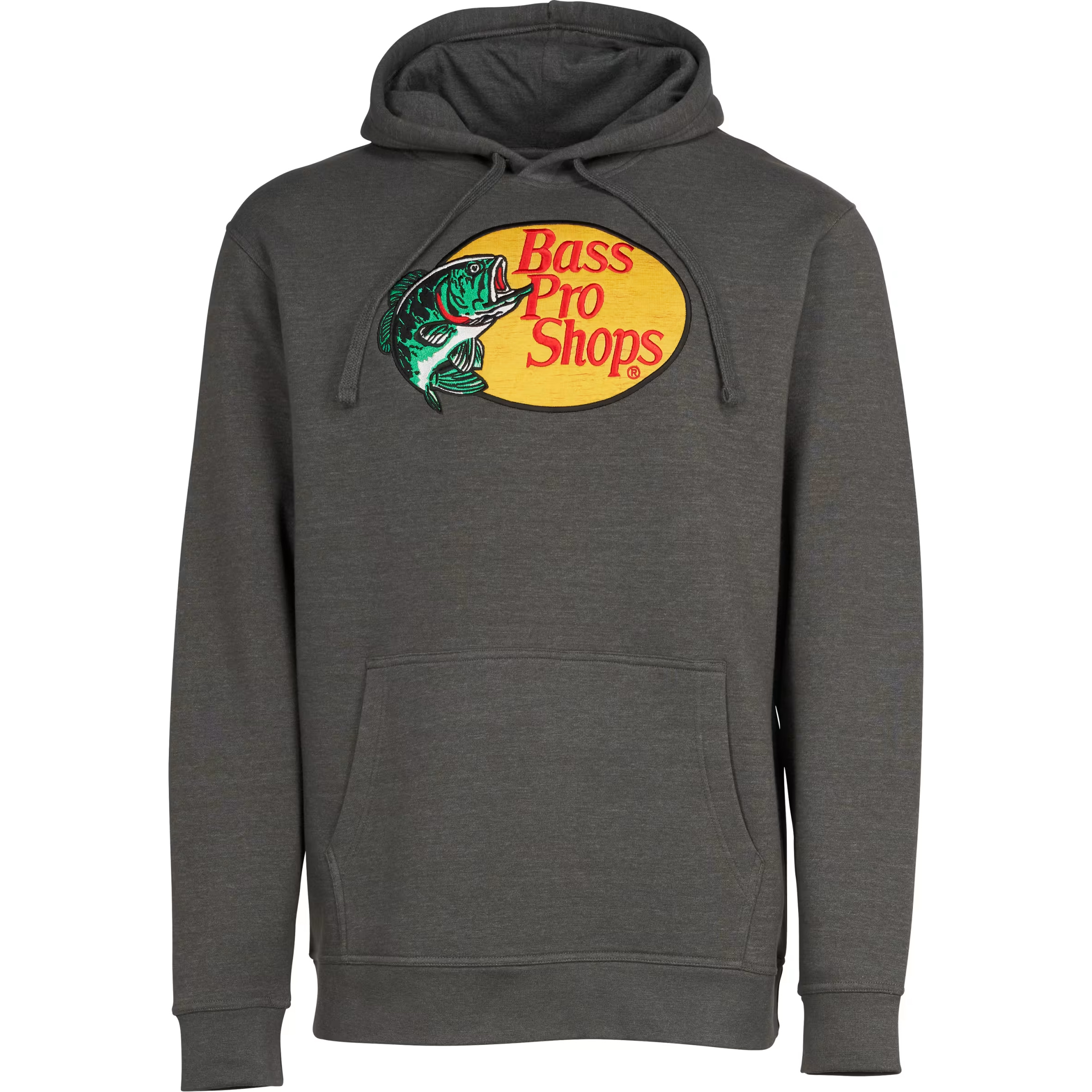BASS PRO SHOPS Embroidered Woodcut Logo Long-Sleeve Hoodie for Men